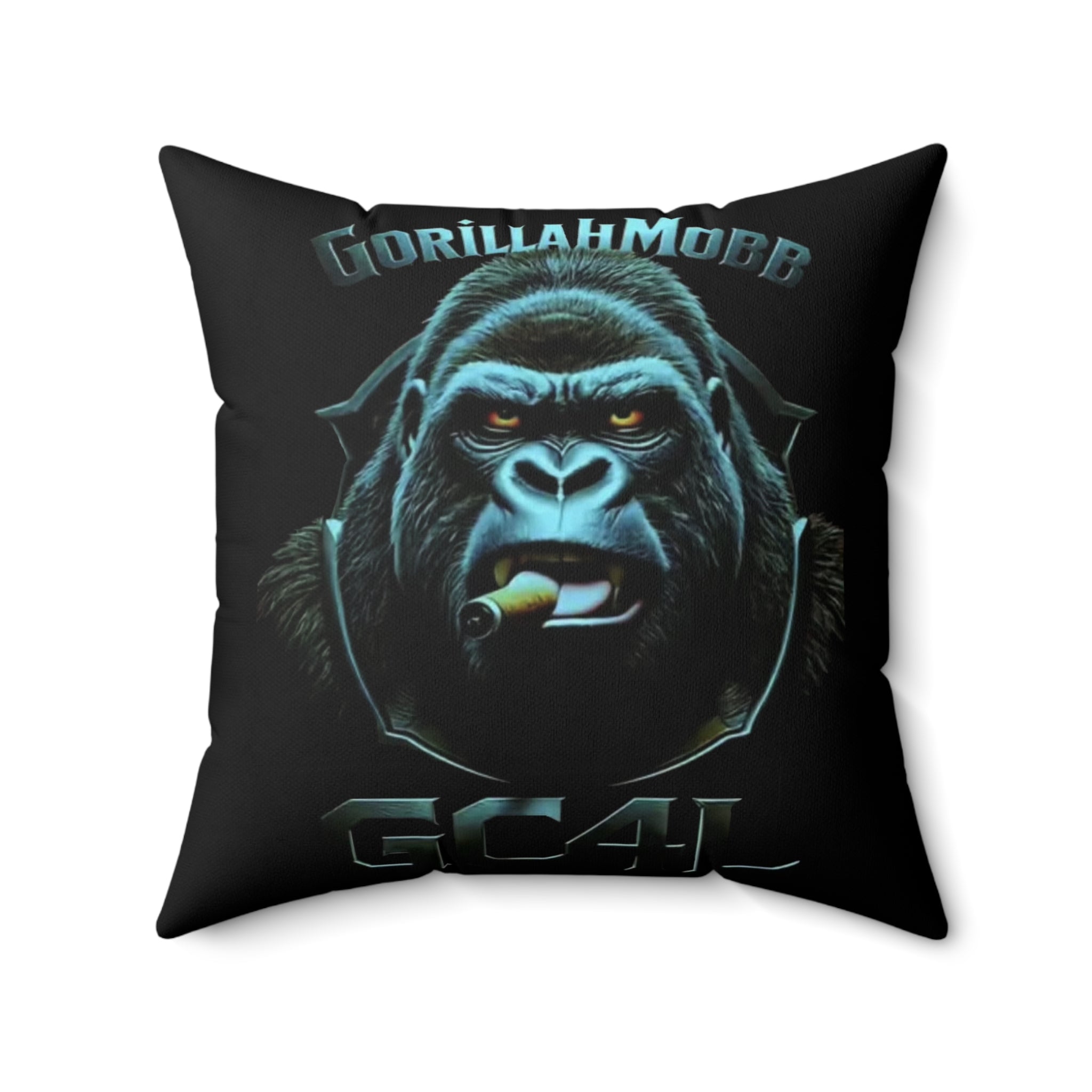 Gorillah Mobb - 'Cigar' Square Throw Pillow