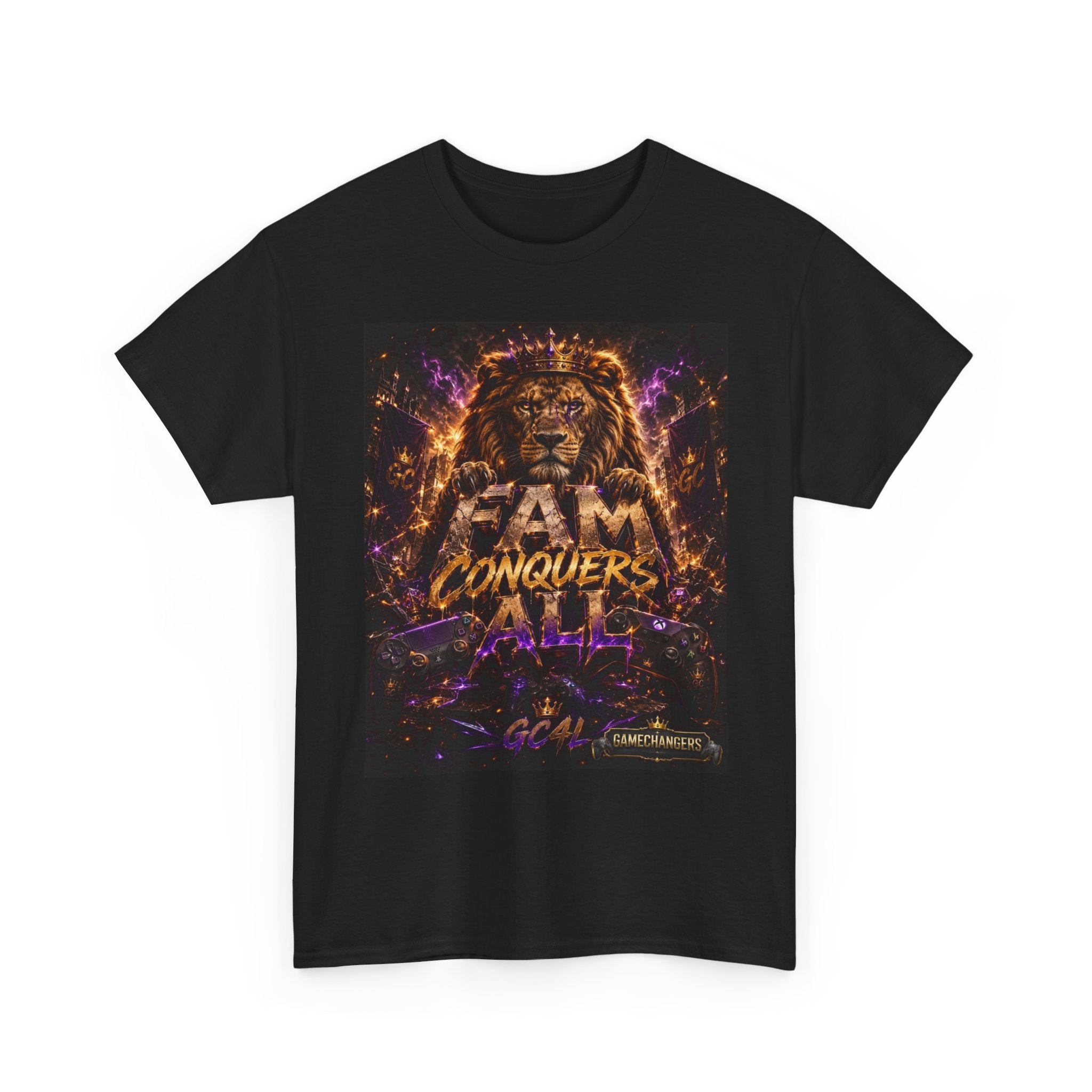 Fam Conquers All - 'Lion' Tee