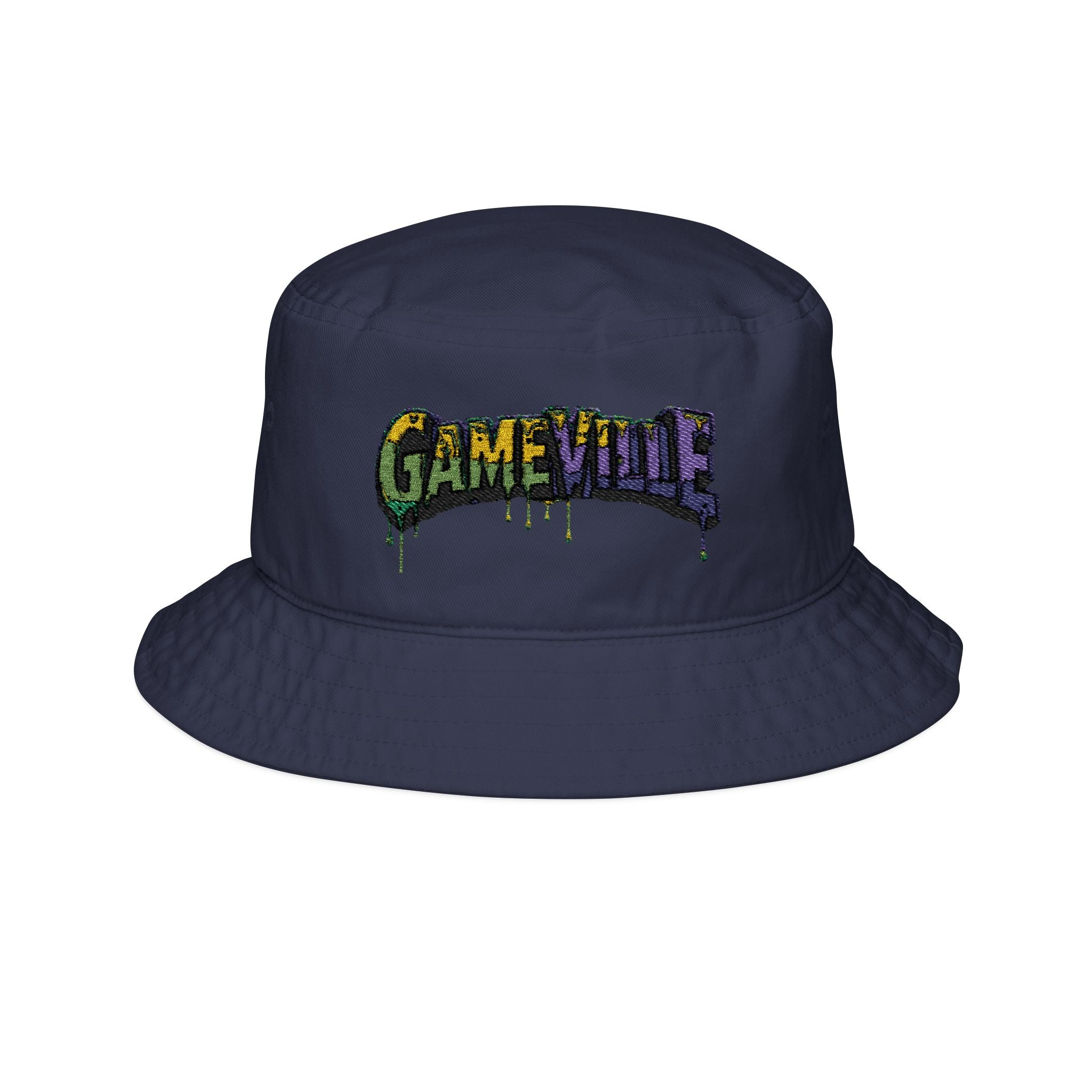 Gameville - 'Controller Grin' Embroidered Bucket Hat