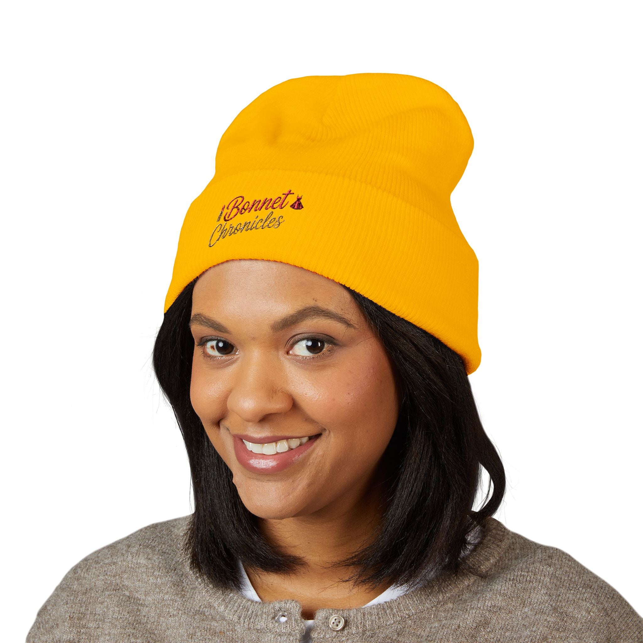 Gamechangers - 'Bonnet Chronicles' Embroidered Cuffed Beanie