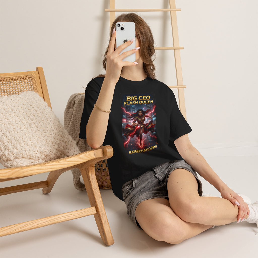 Flash Queen - 'Red Lightning' Tee