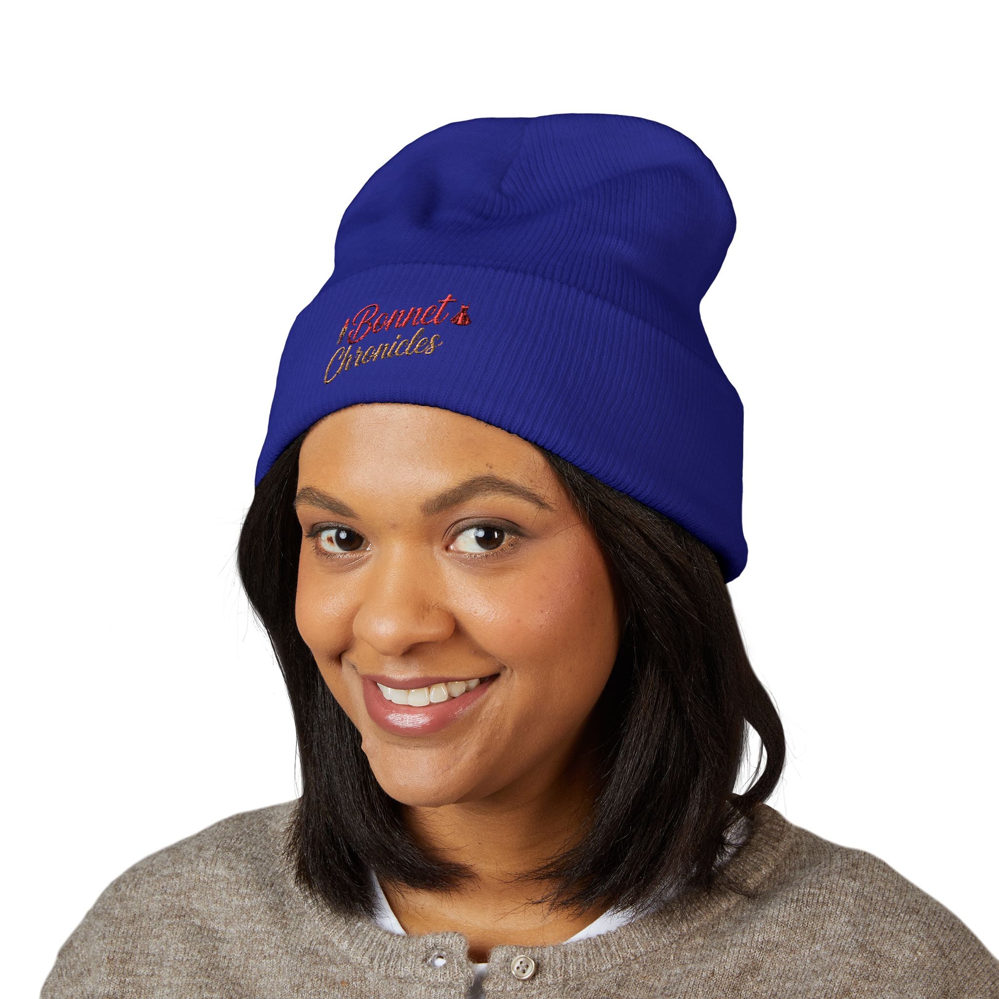 Gamechangers - 'Bonnet Chronicles' Embroidered Cuffed Beanie