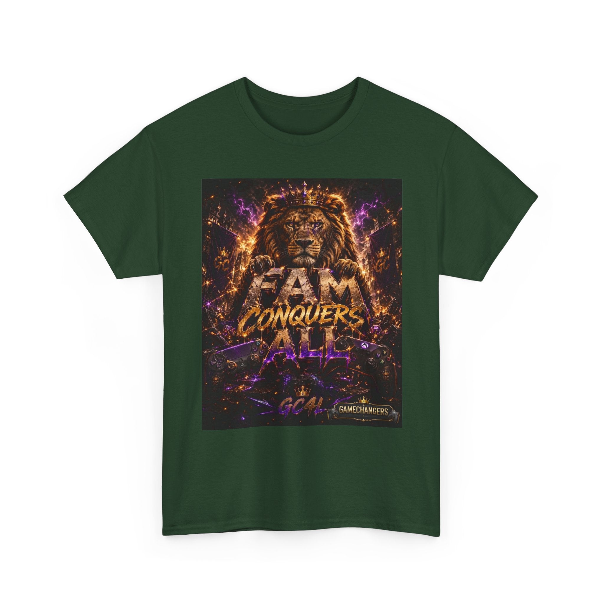 Fam Conquers All - 'Lion' Tee