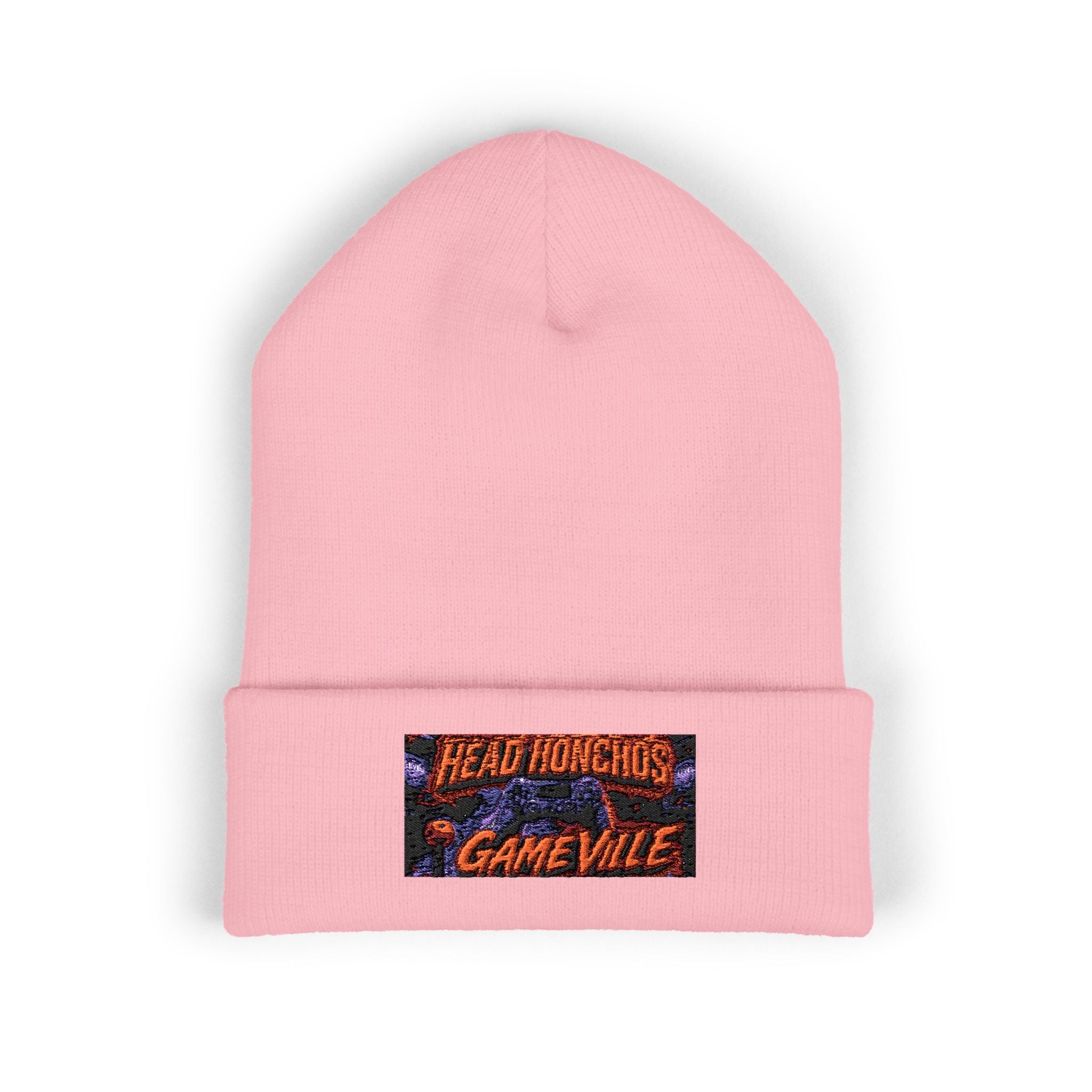 GameVille - 'Head Honchos' Embroidered Cuffed Beanie