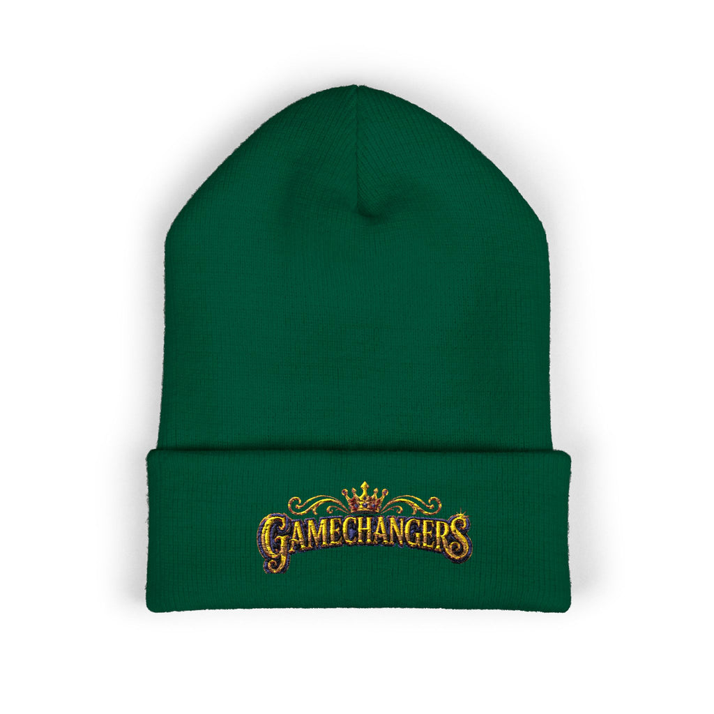 Gamechangers - 'Crown' Embroidered Cuffed Beanie