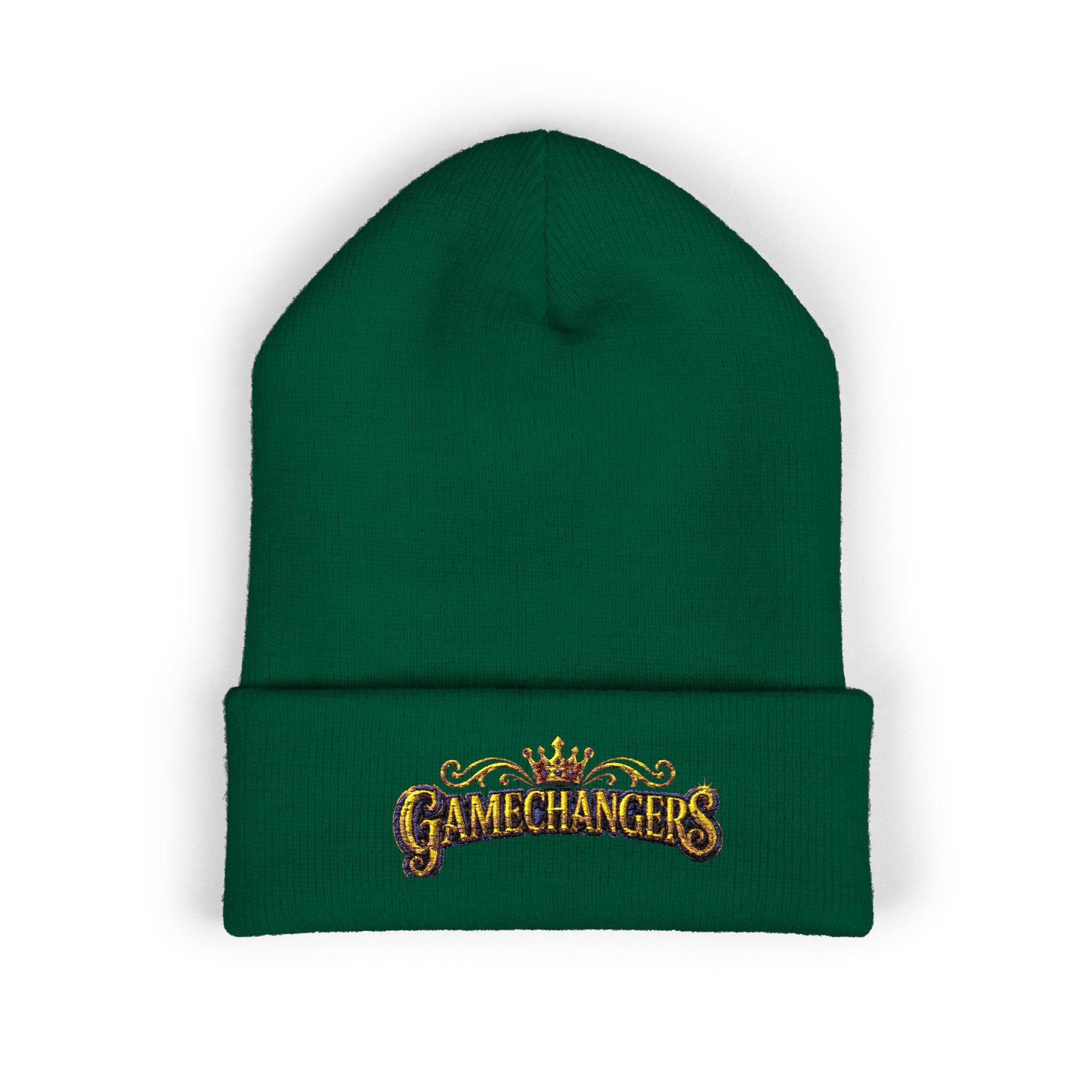 Gamechangers - 'Crown' Embroidered Cuffed Beanie