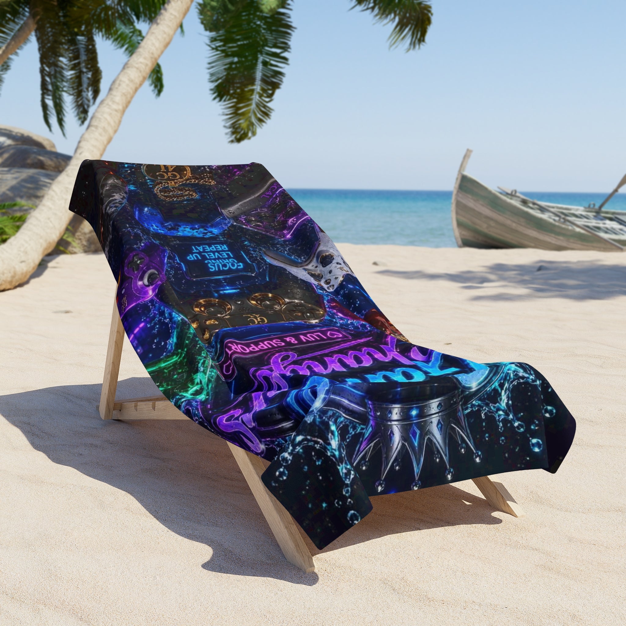 Gamechangers - 'Luv & Support' Beach Towel