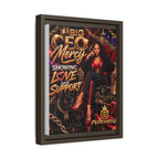 Big CEO Mercy - 'Showing Love and Support' Matte Canvas, Framed (Multi-color)
