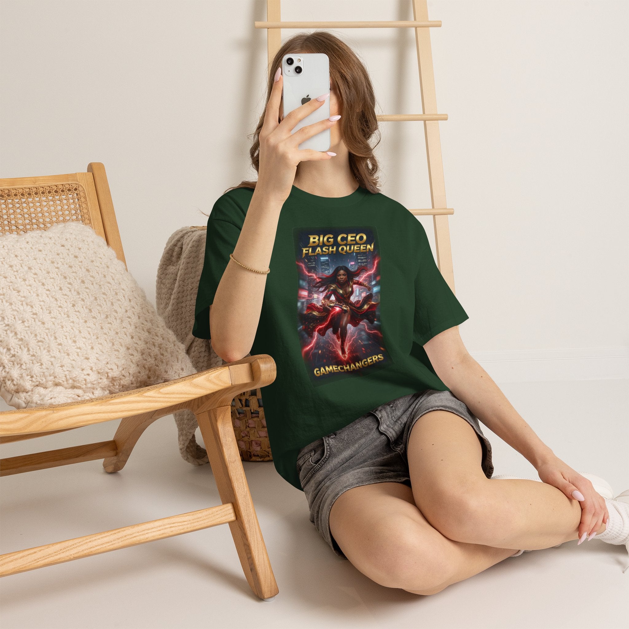 Flash Queen - 'Red Lightning' Tee