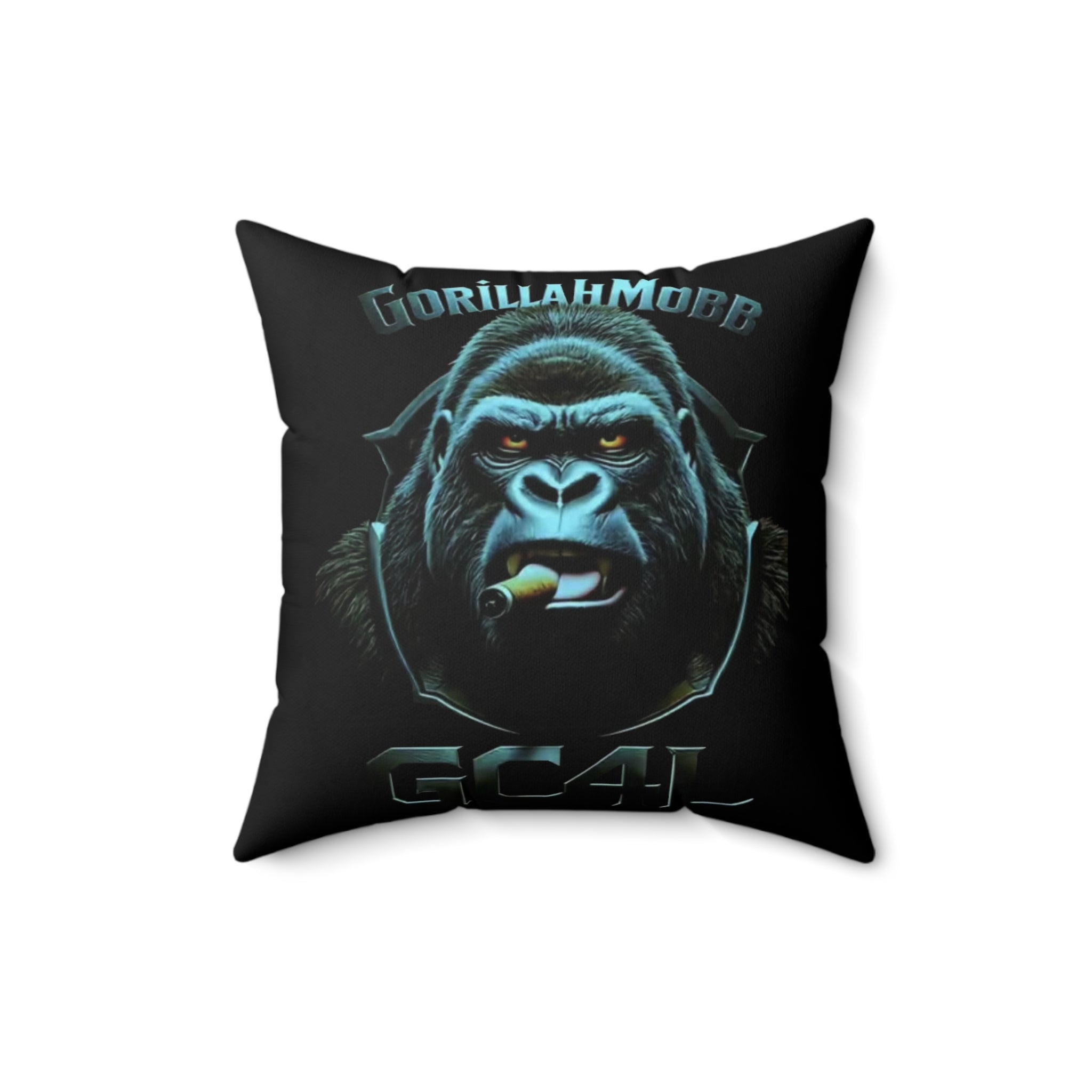 Gorillah Mobb - 'Cigar' Square Throw Pillow