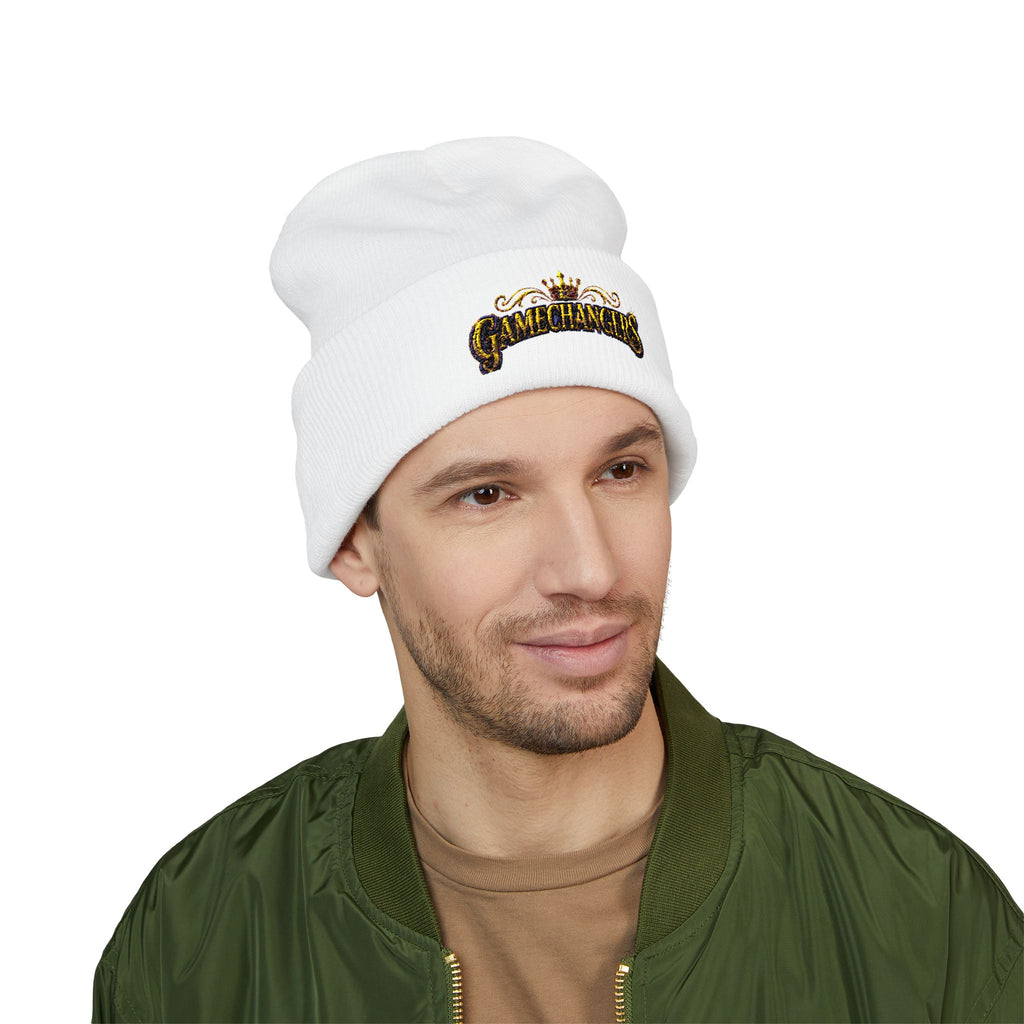 Gamechangers - 'Crown' Embroidered Cuffed Beanie