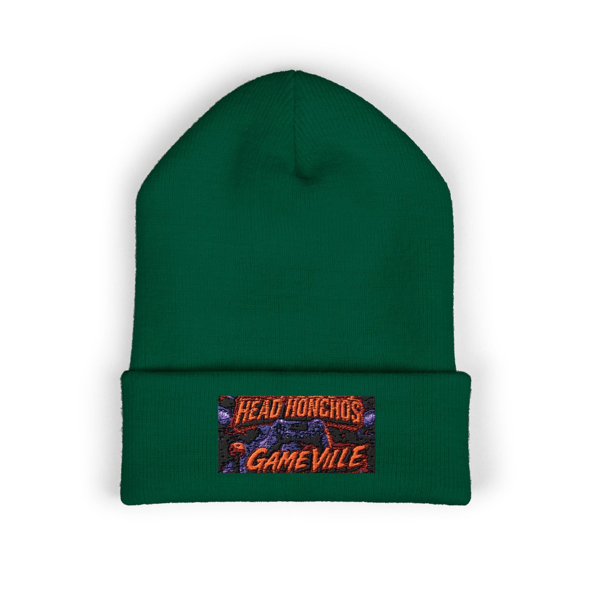 GameVille - 'Head Honchos' Embroidered Cuffed Beanie