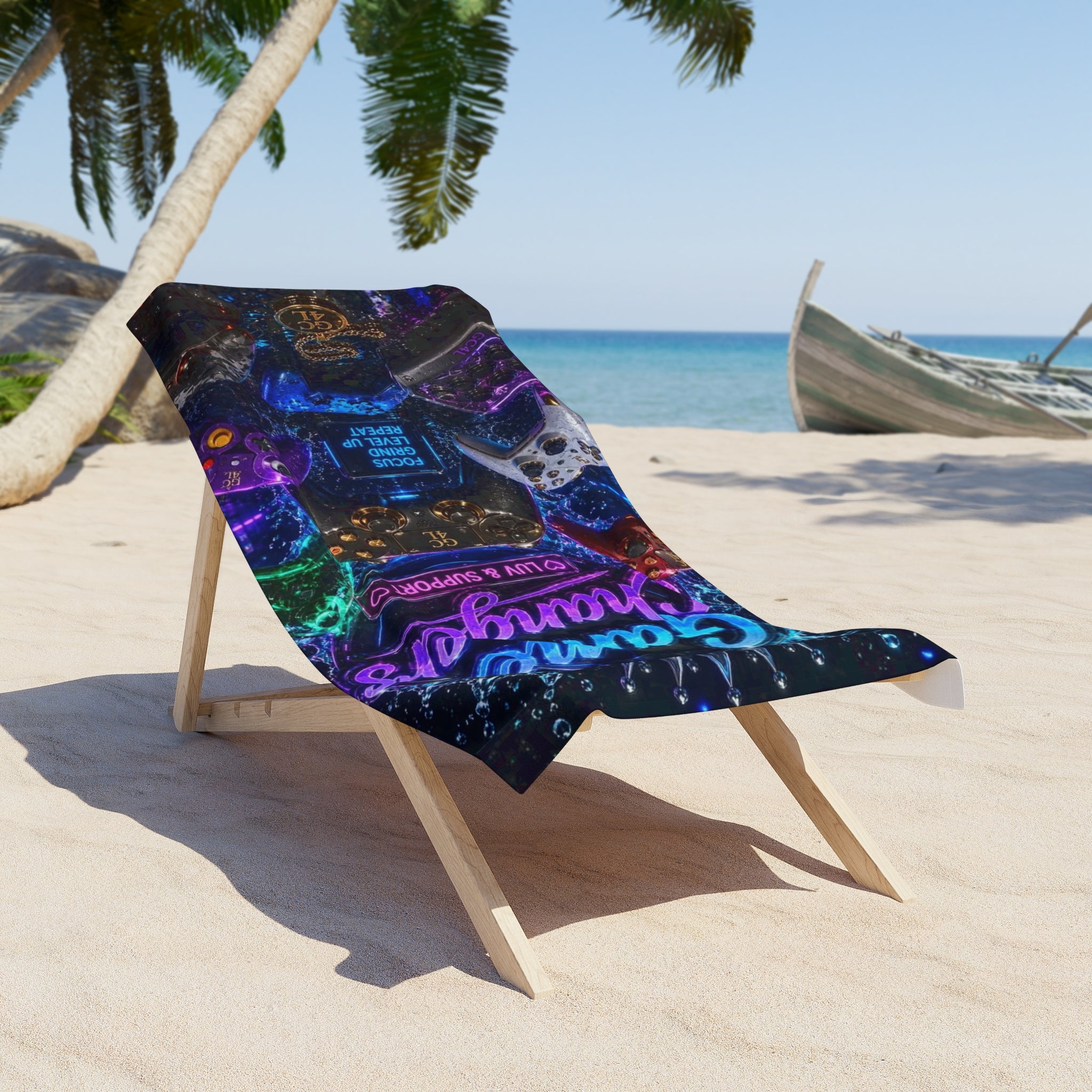 Gamechangers - 'Luv & Support' Beach Towel