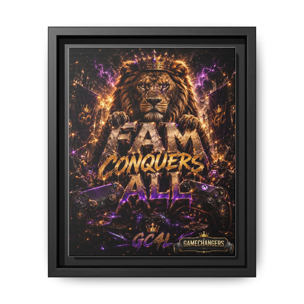 Matte Canvas, Framed (Multi-color)