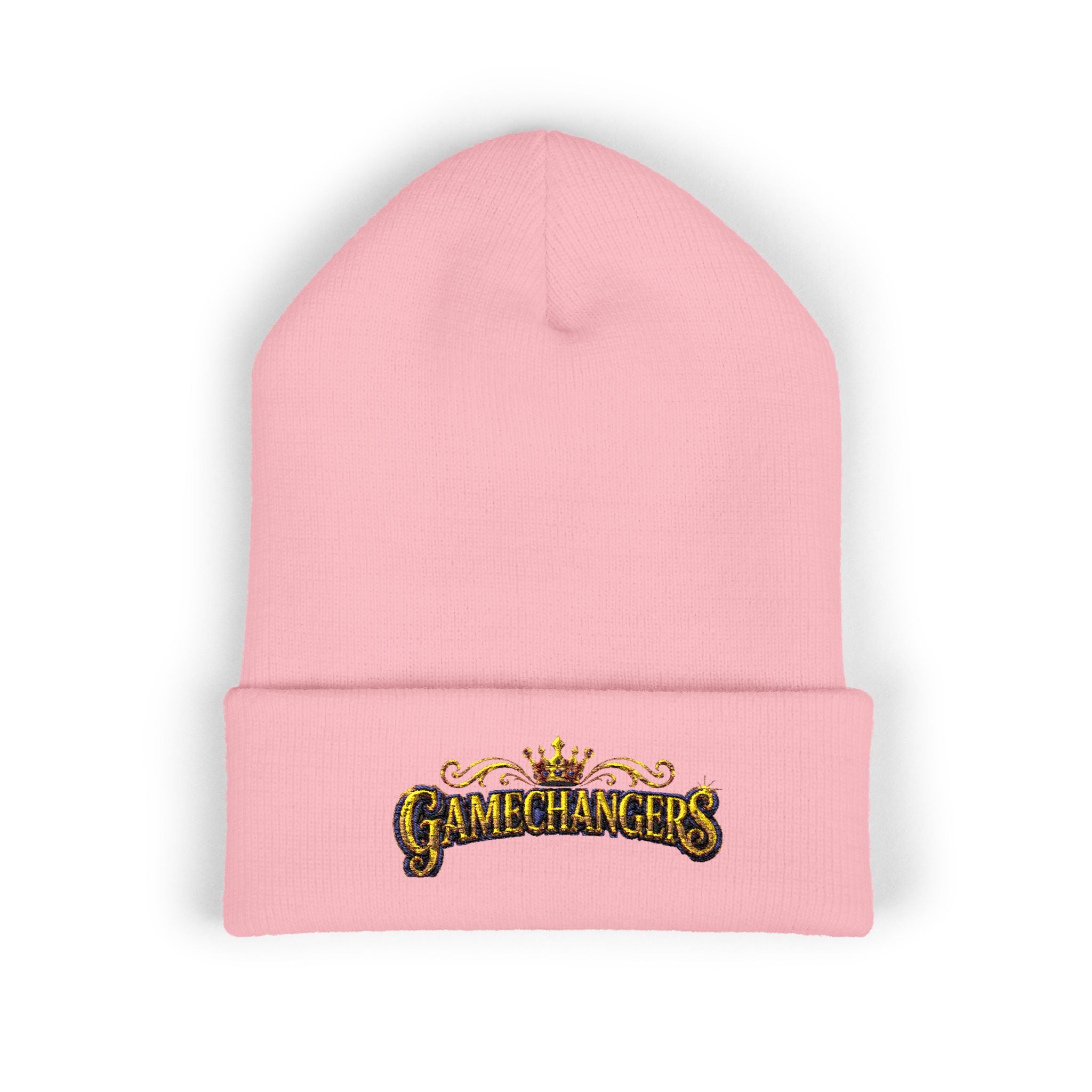 Gamechangers - 'Crown' Embroidered Cuffed Beanie