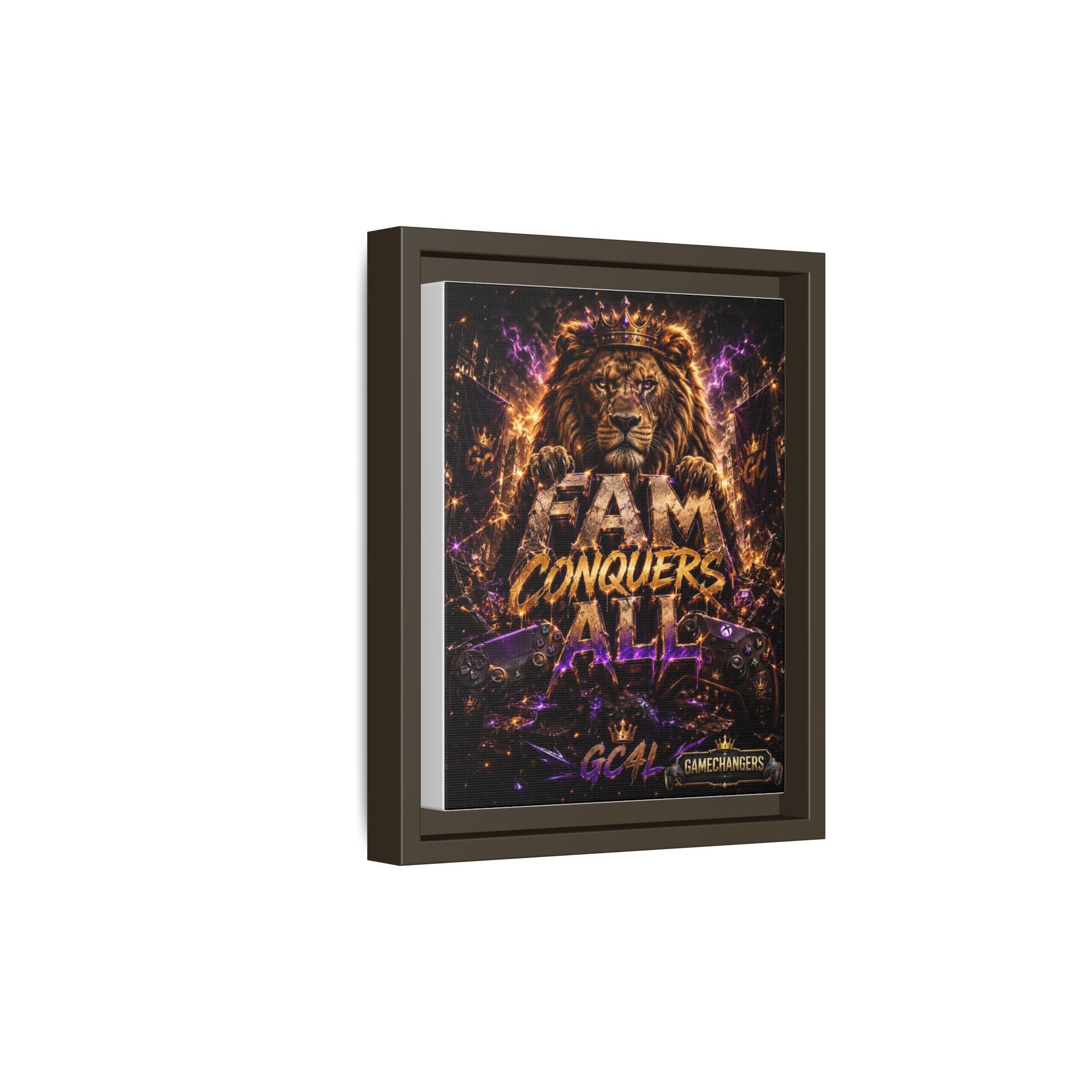 Matte Canvas, Framed (Multi-color)