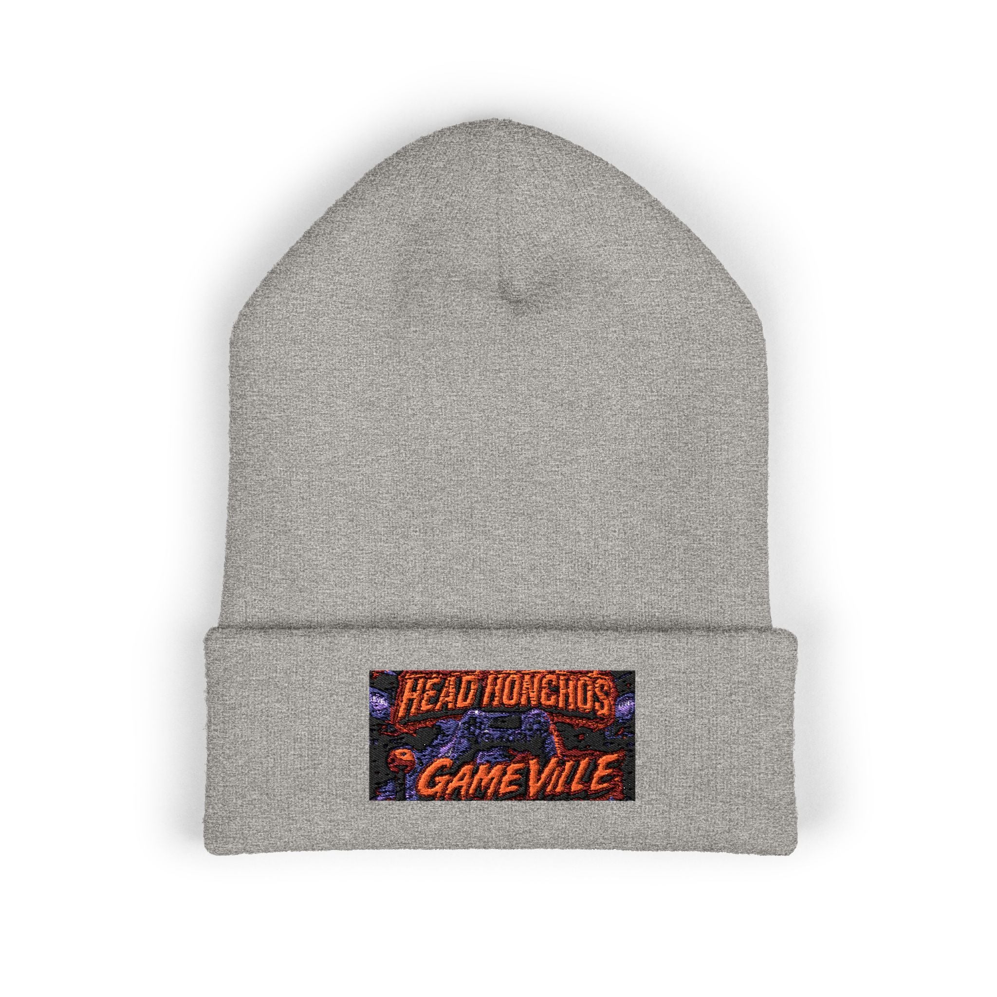 GameVille - 'Head Honchos' Embroidered Cuffed Beanie