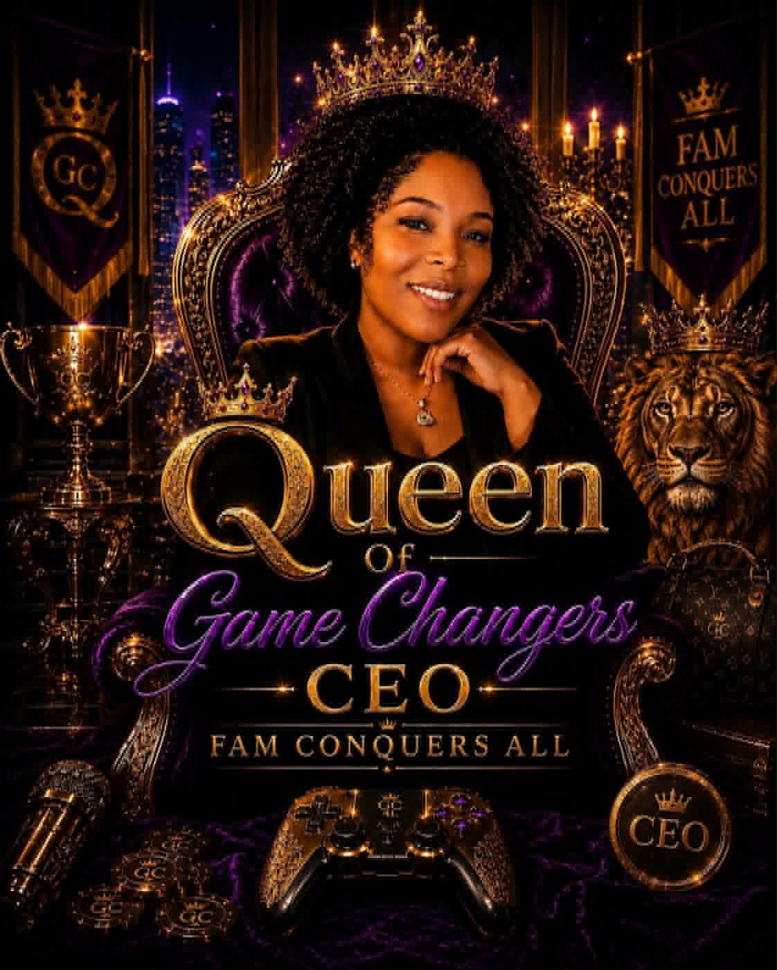 Queen of Gamechangers - 'CEO Fam Conquers All' 20oz Tumbler