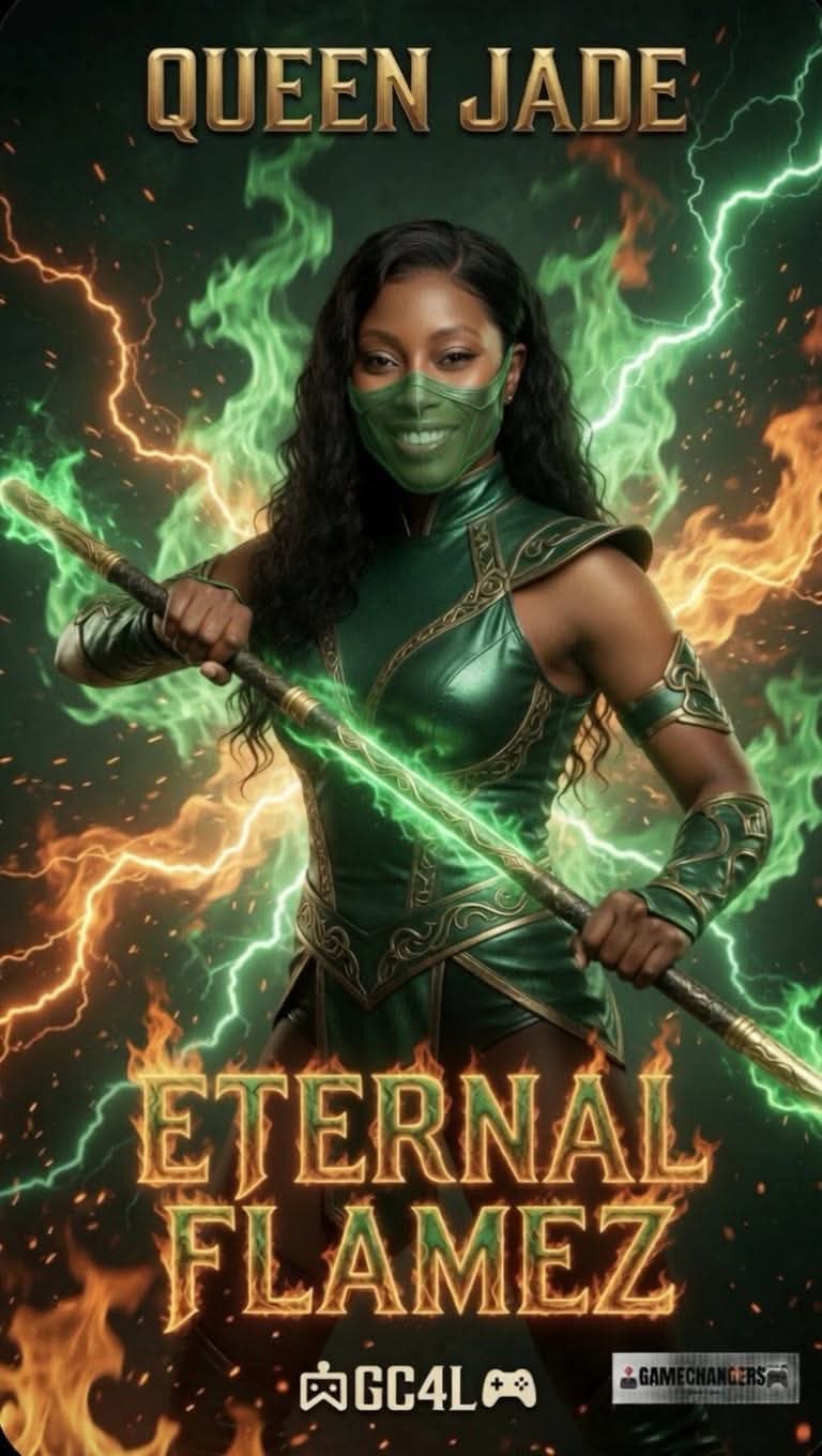 Queen Jade - 'Eternal Flamez' 20oz Tumbler