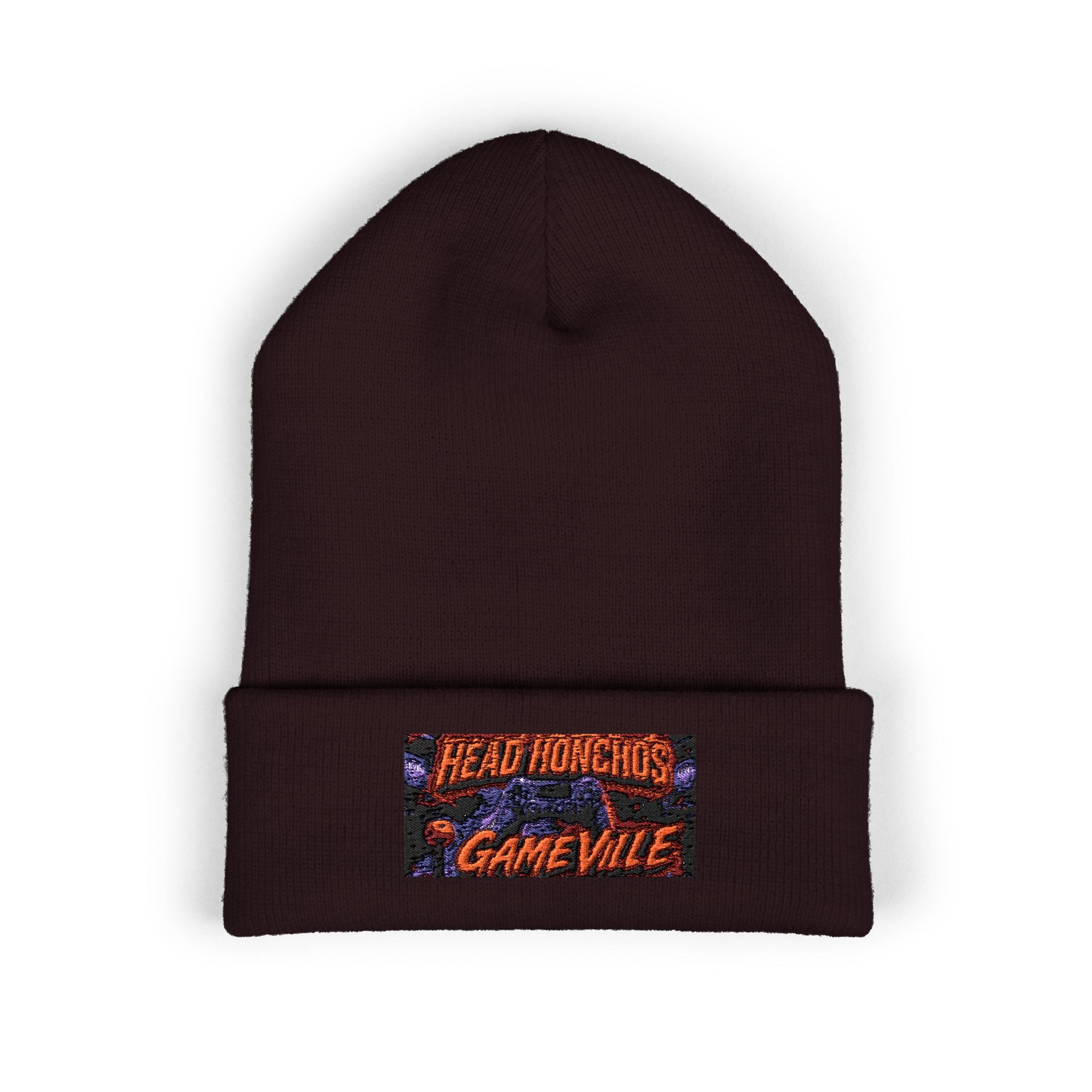 GameVille - 'Head Honchos' Embroidered Cuffed Beanie