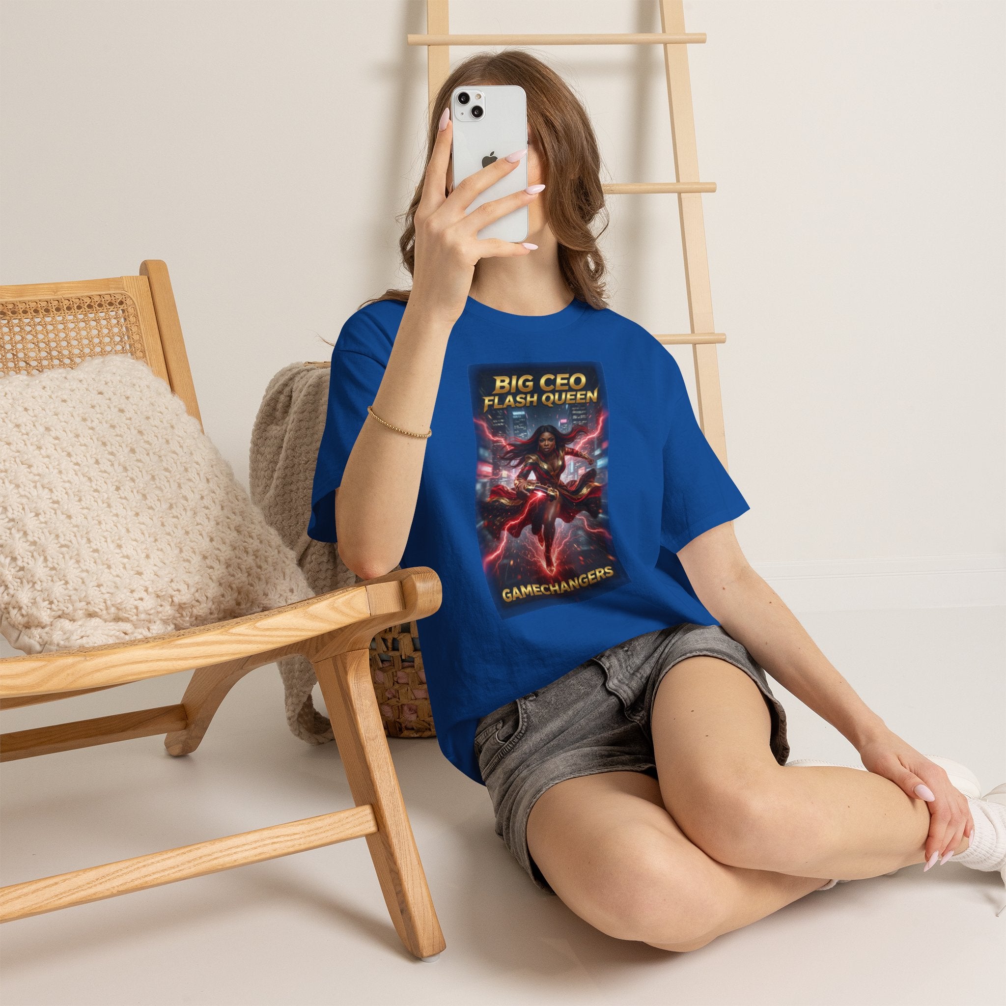 Flash Queen - 'Red Lightning' Tee