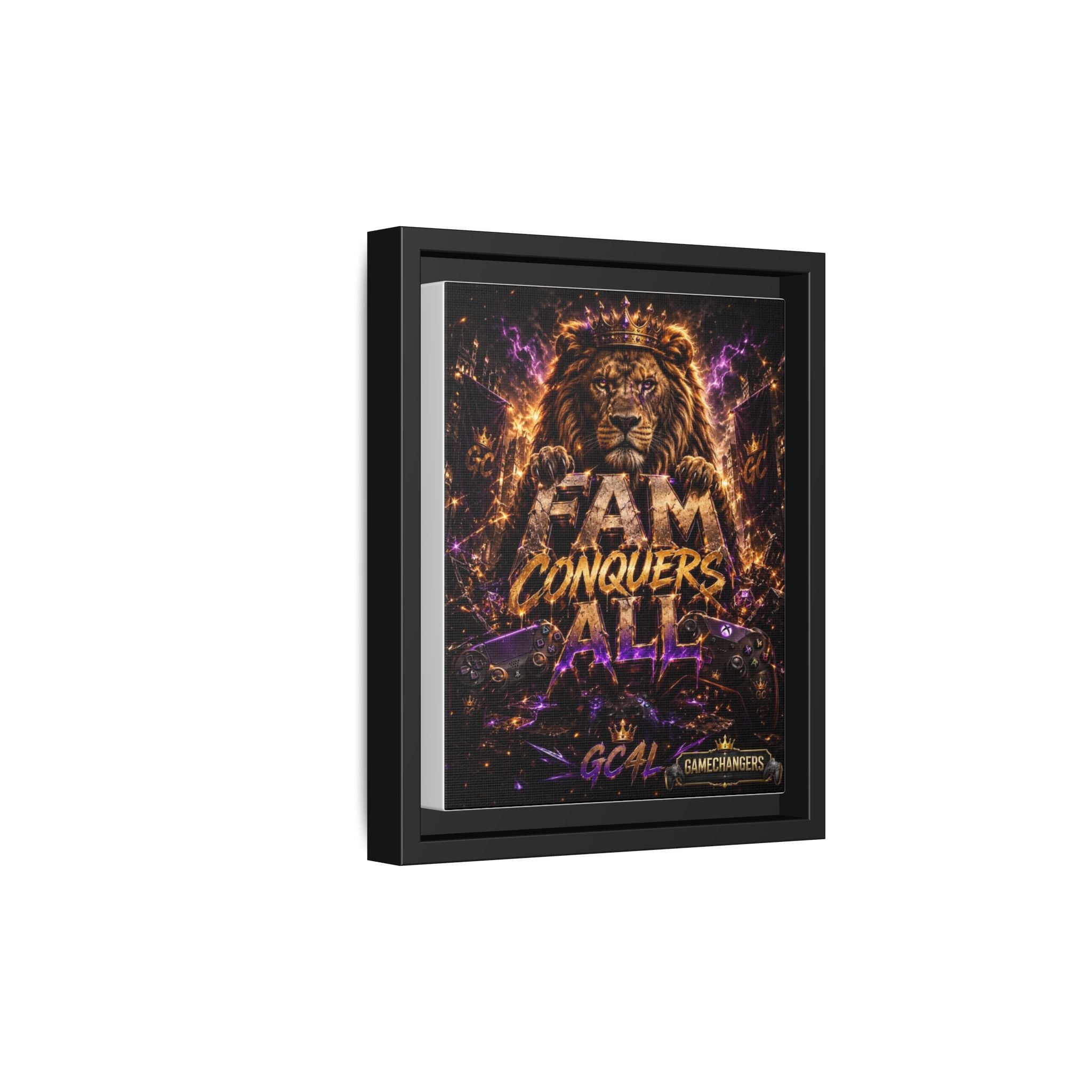 Matte Canvas, Framed (Multi-color)