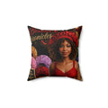 Bonnet Chronicles - 'Bonnet Front' Square Throw Pillow
