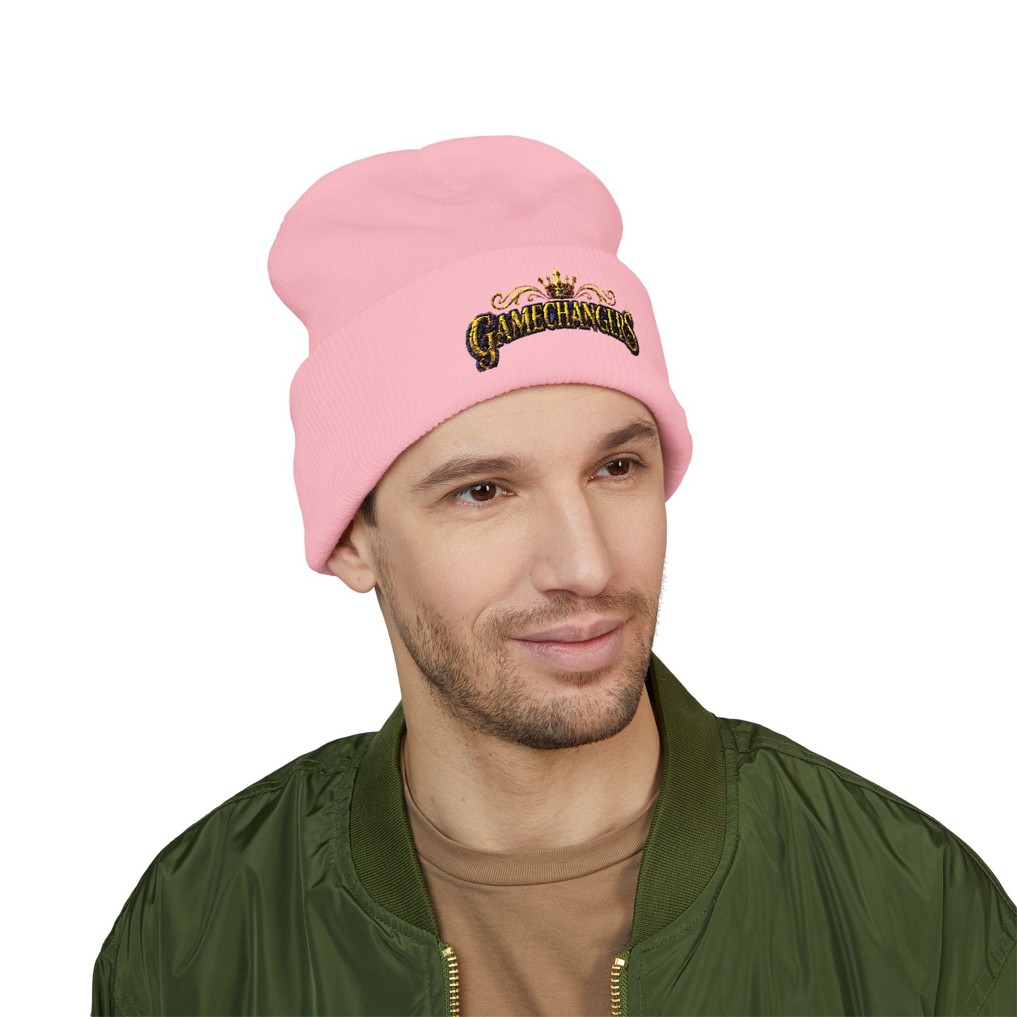 Gamechangers - 'Crown' Embroidered Cuffed Beanie