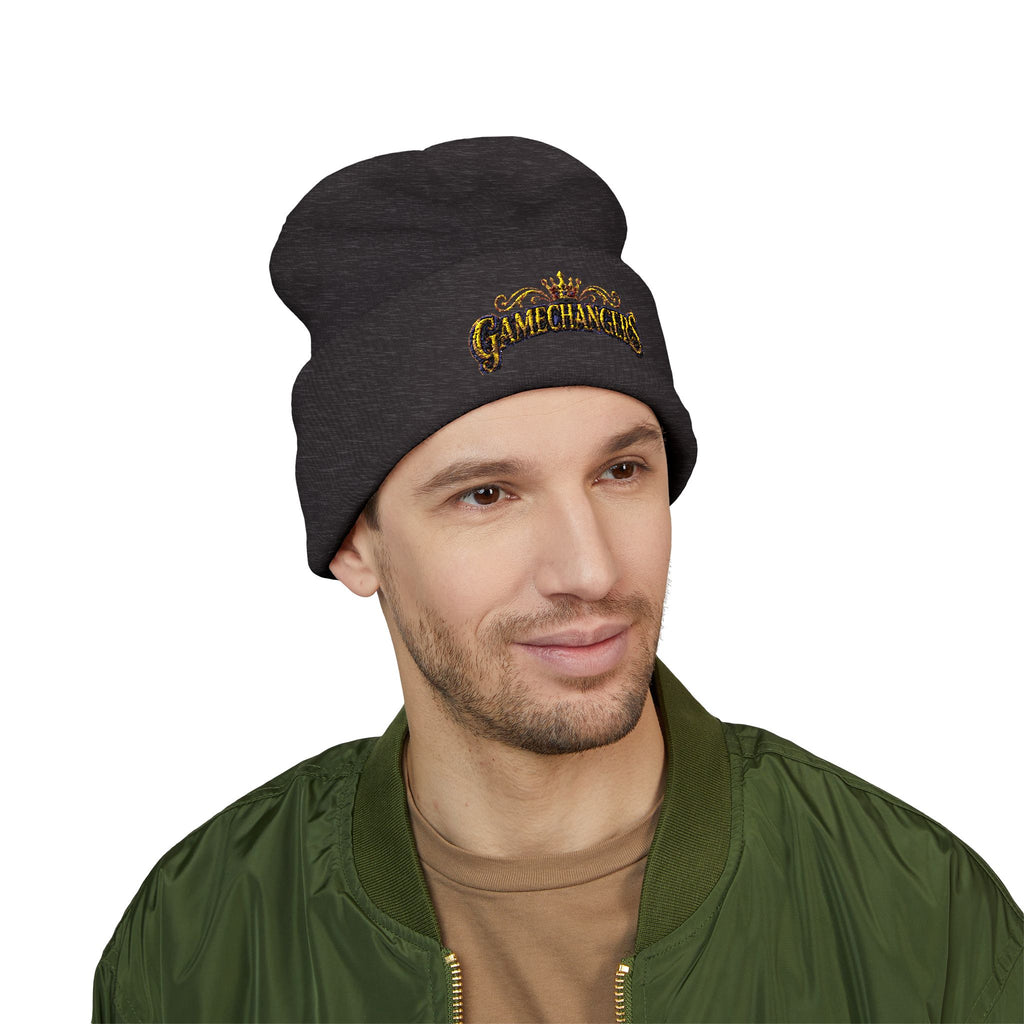 Gamechangers - 'Crown' Embroidered Cuffed Beanie