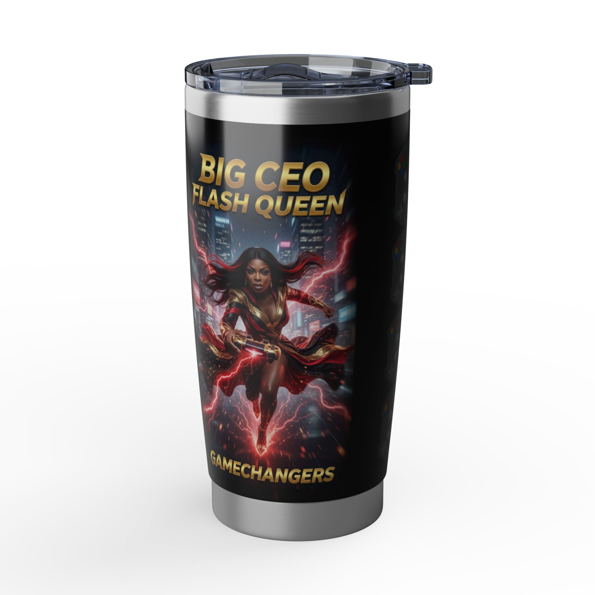 Flash Queen - 'Red Lightning' 20oz Tumbler
