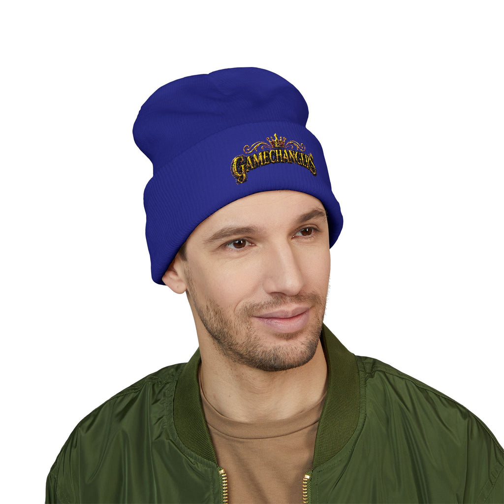Gamechangers - 'Crown' Embroidered Cuffed Beanie