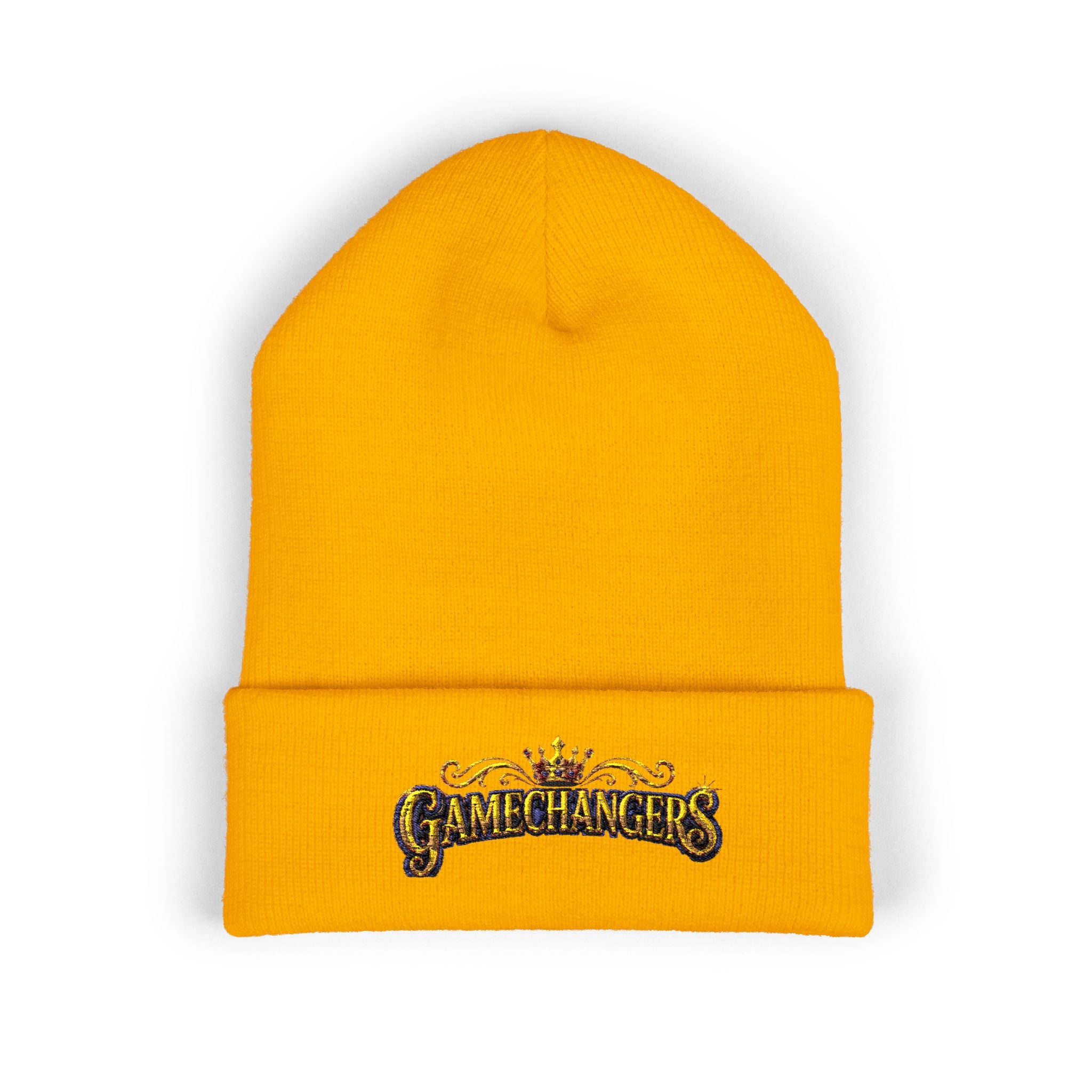 Gamechangers - 'Crown' Embroidered Cuffed Beanie