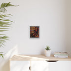 Big CEO Mercy - 'Showing Love and Support' Matte Canvas, Framed (Multi-color)