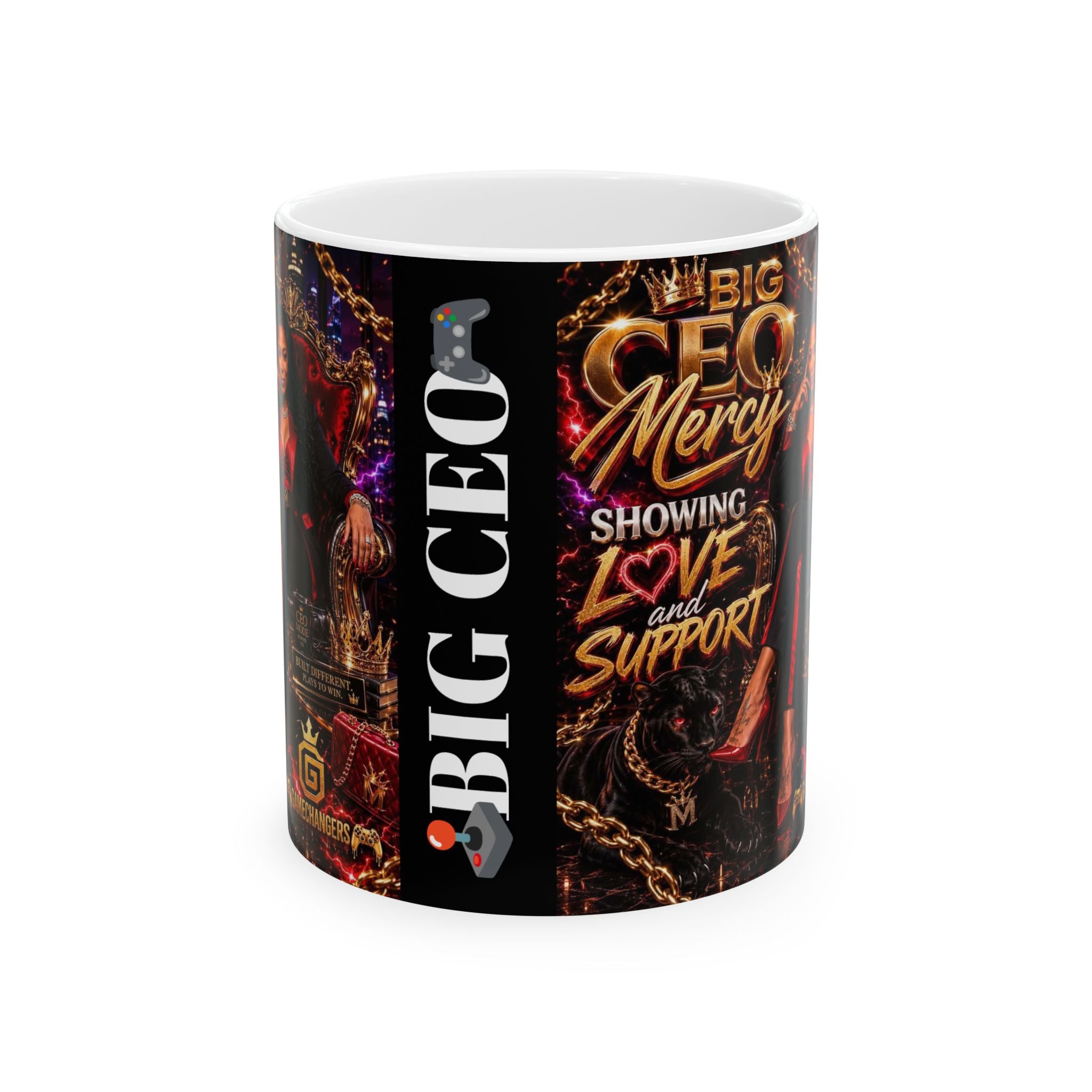 Big CEO Mercy Ceramic Mug — "Showing Love and Support" 11oz/15oz