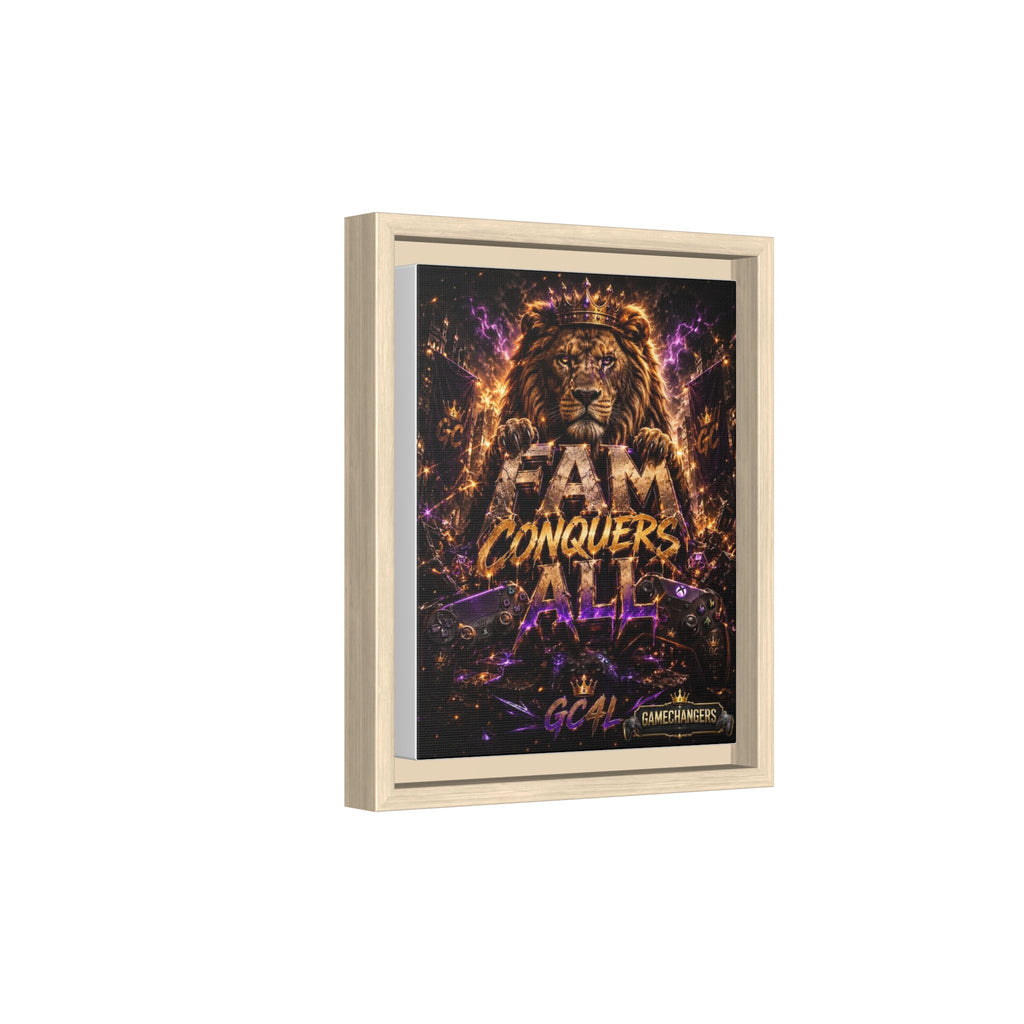 Matte Canvas, Framed (Multi-color)