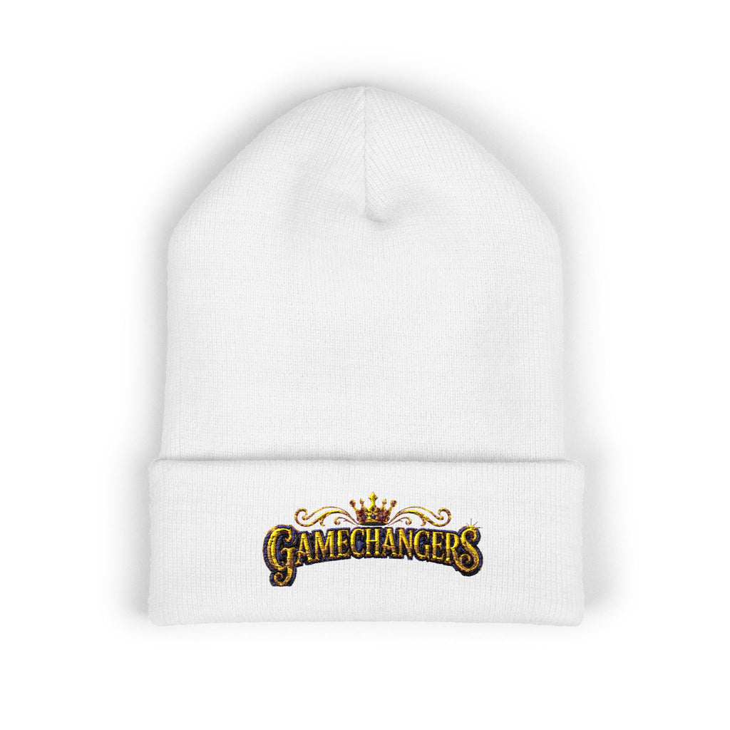 Gamechangers - 'Crown' Embroidered Cuffed Beanie