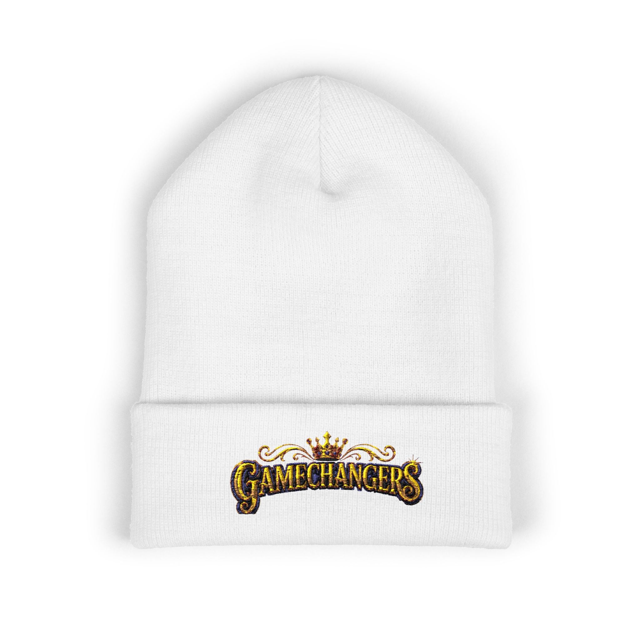 Gamechangers - 'Crown' Embroidered Cuffed Beanie
