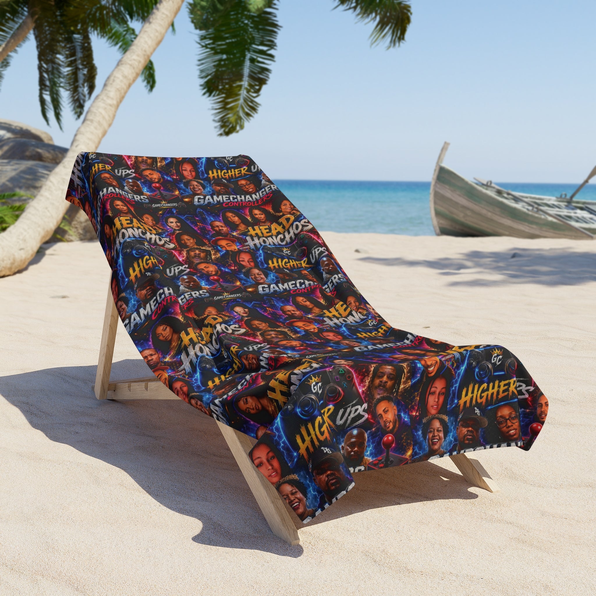 Head Honchos - 'Game Controllers' Beach Towel