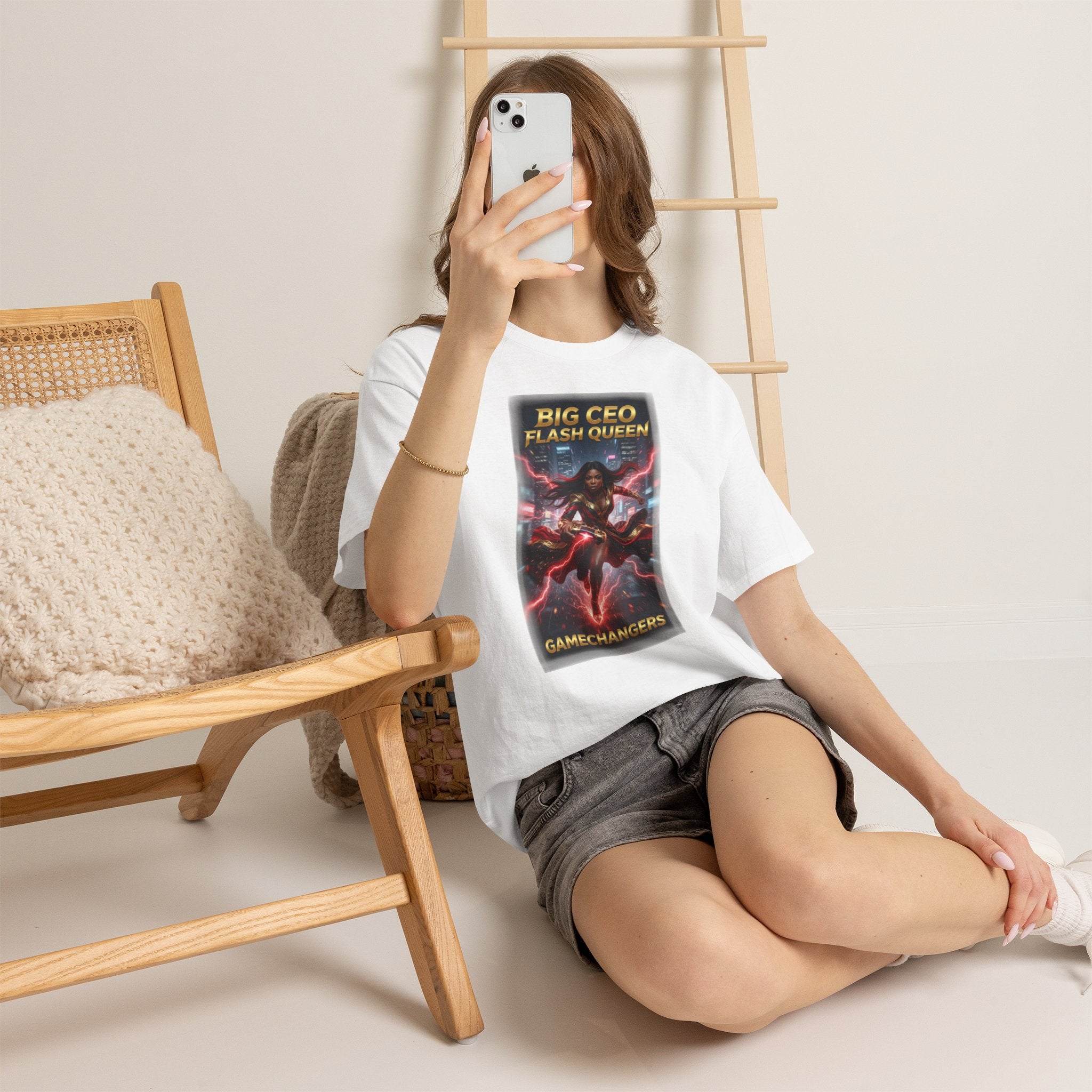 Flash Queen - 'Red Lightning' Tee