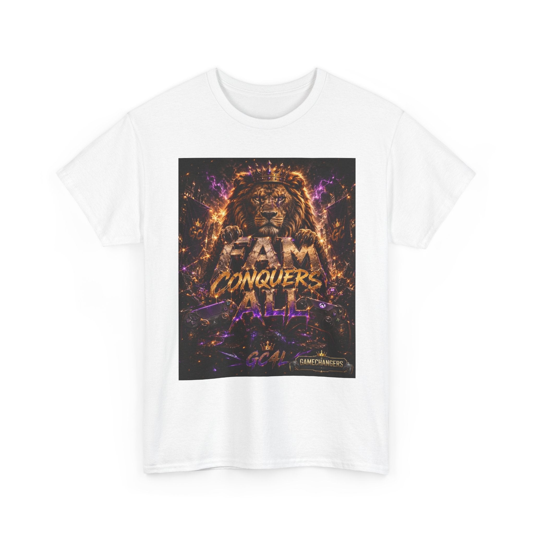 Fam Conquers All - 'Lion' Tee