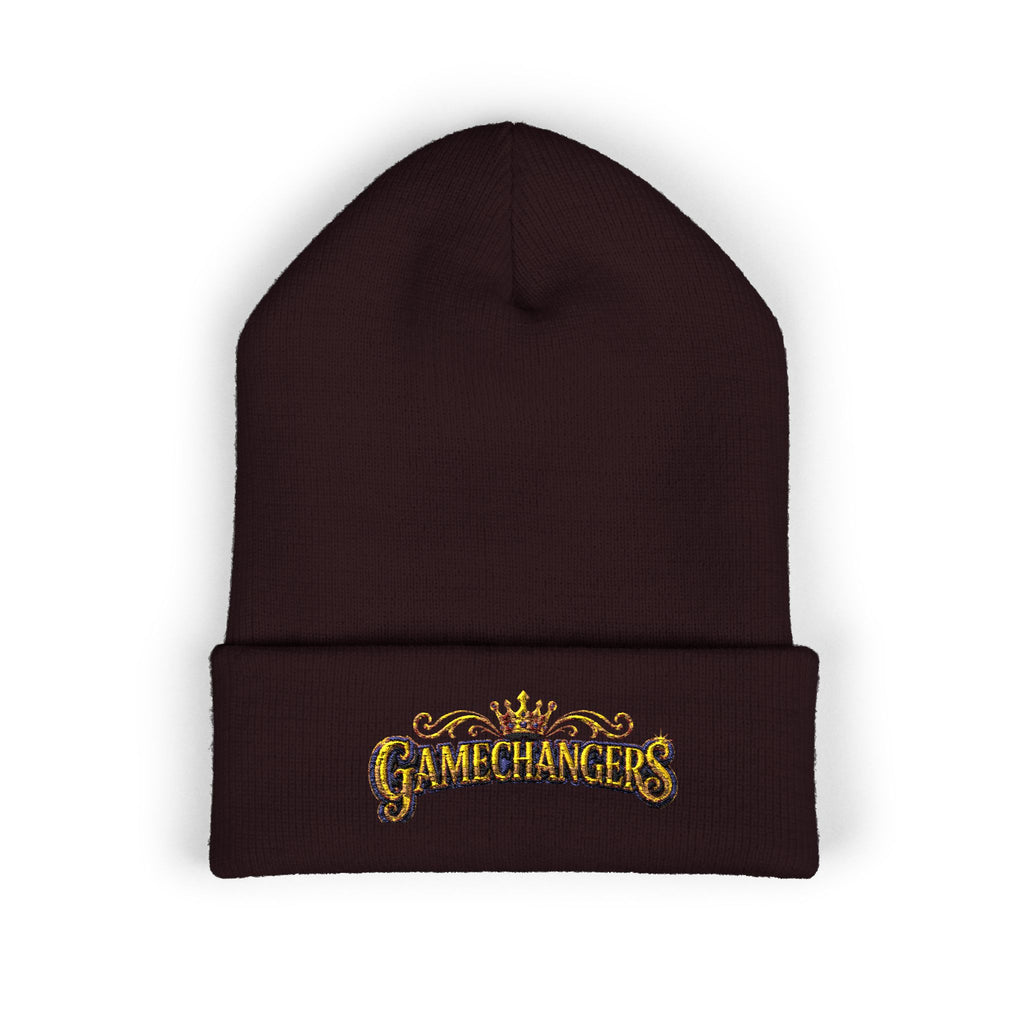 Gamechangers - 'Crown' Embroidered Cuffed Beanie