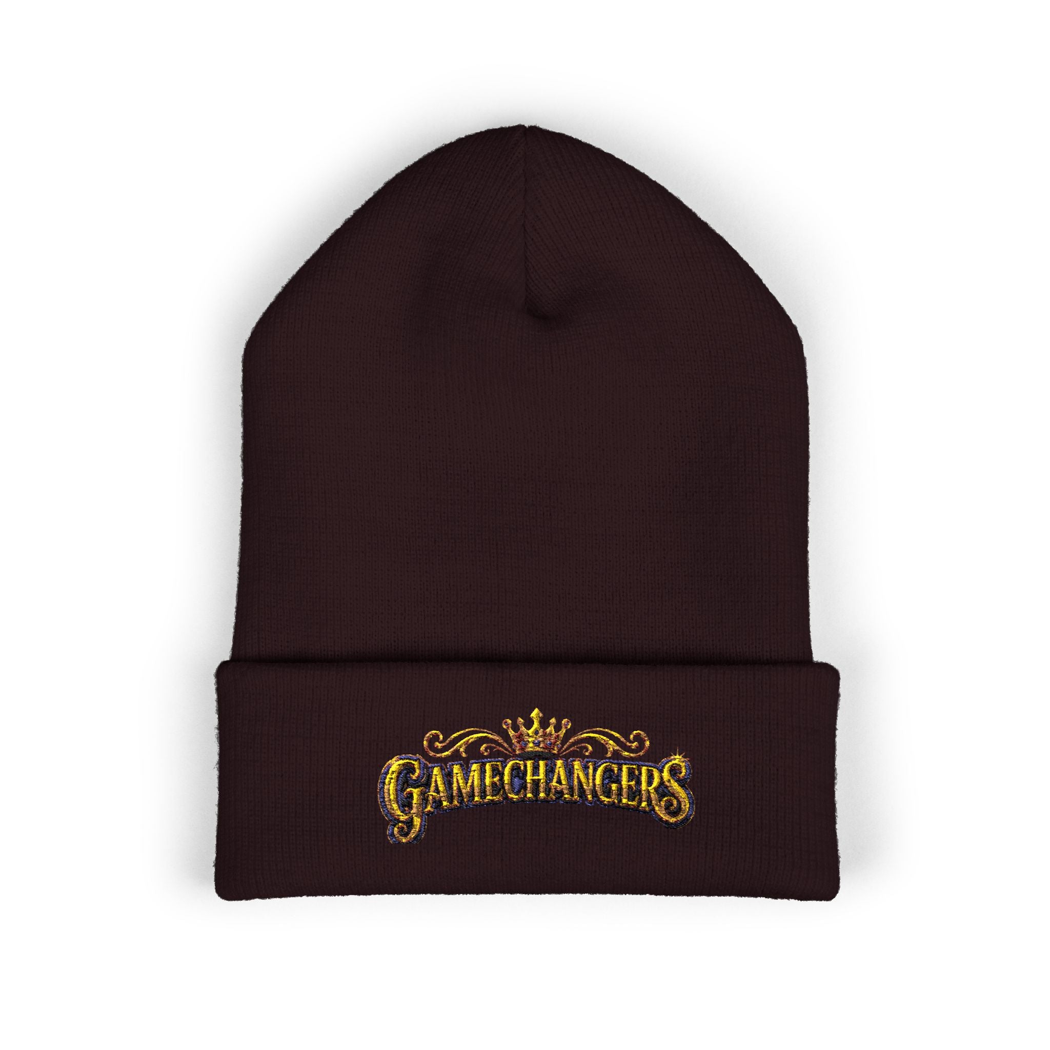 Gamechangers - 'Crown' Embroidered Cuffed Beanie