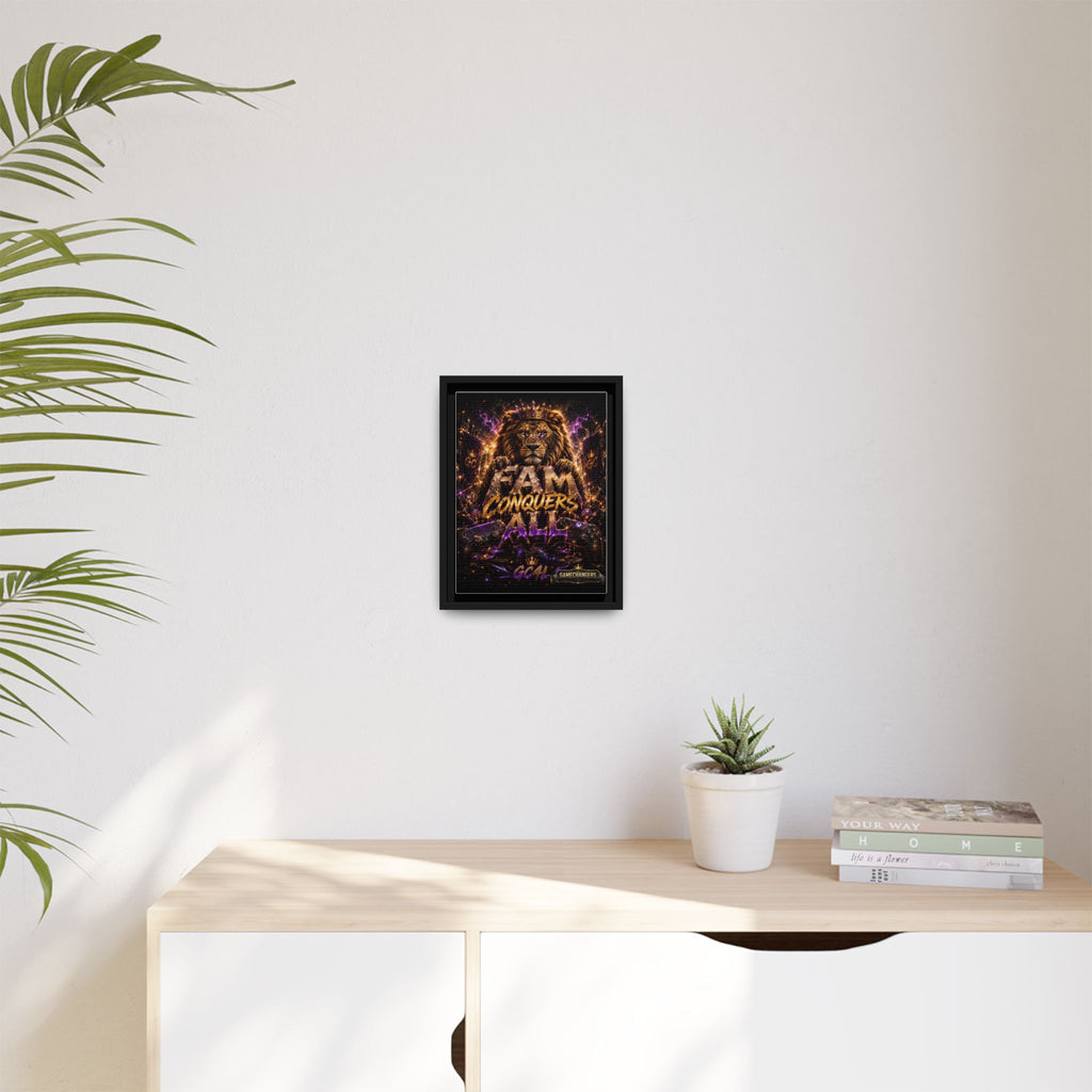 Matte Canvas, Framed (Multi-color)