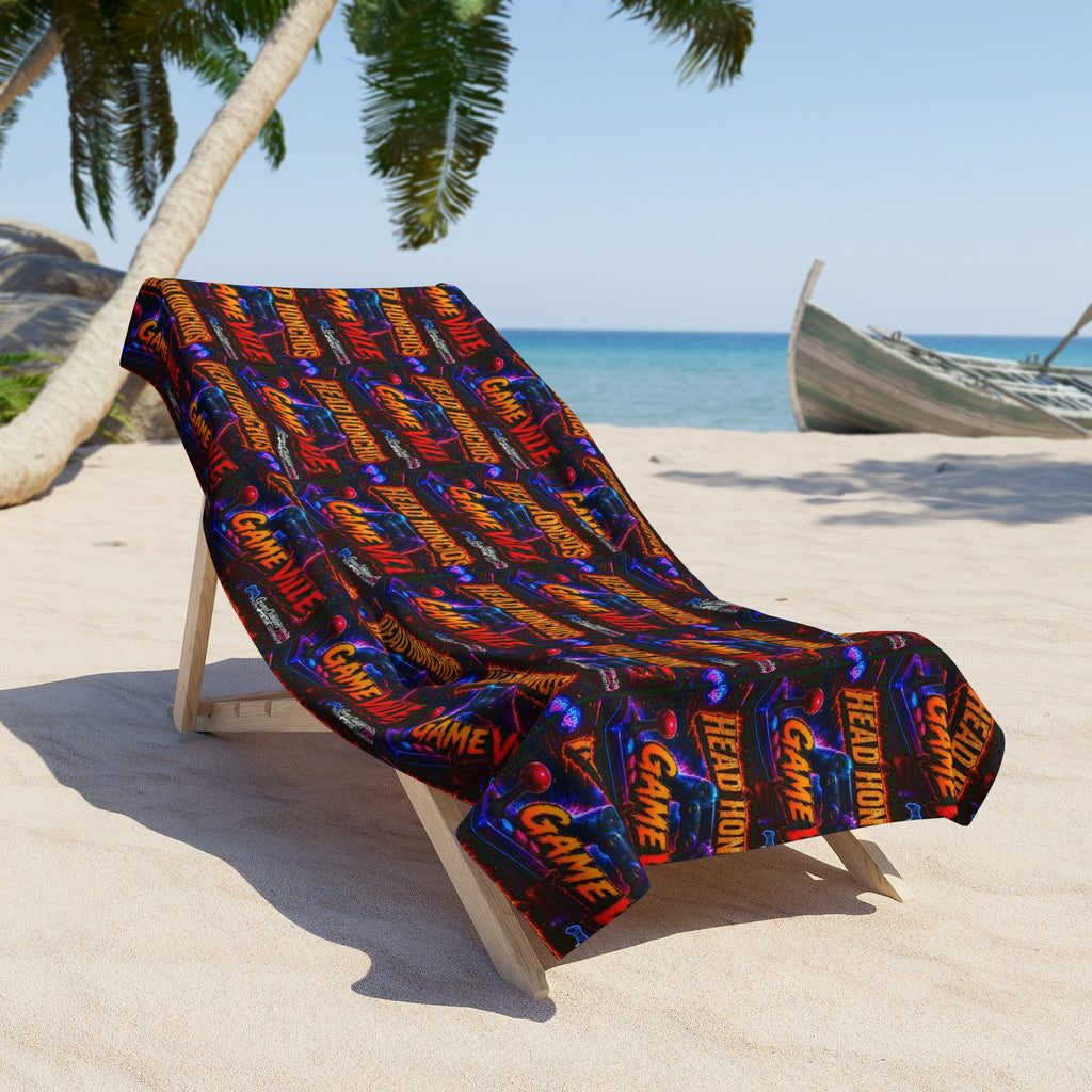 Gameville - 'Head Honchos' Beach Towel