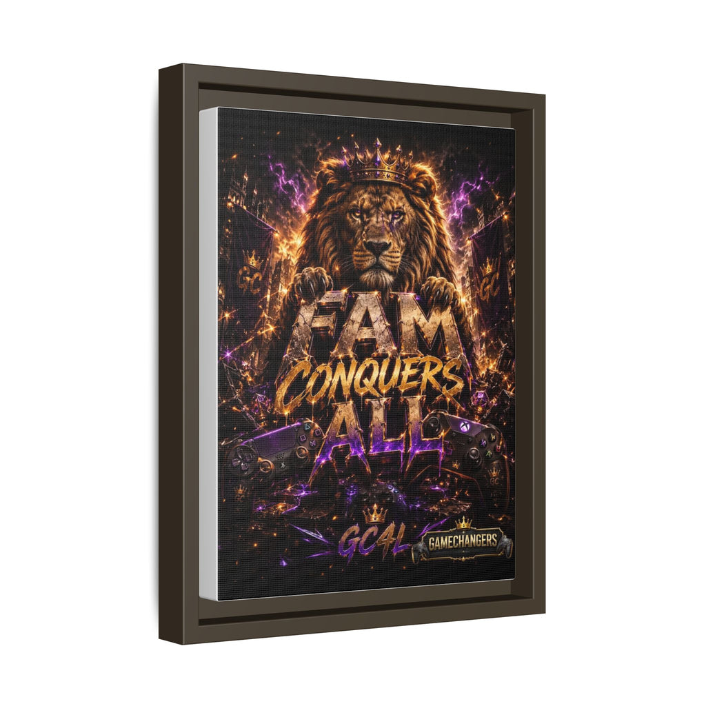 Matte Canvas, Framed (Multi-color)