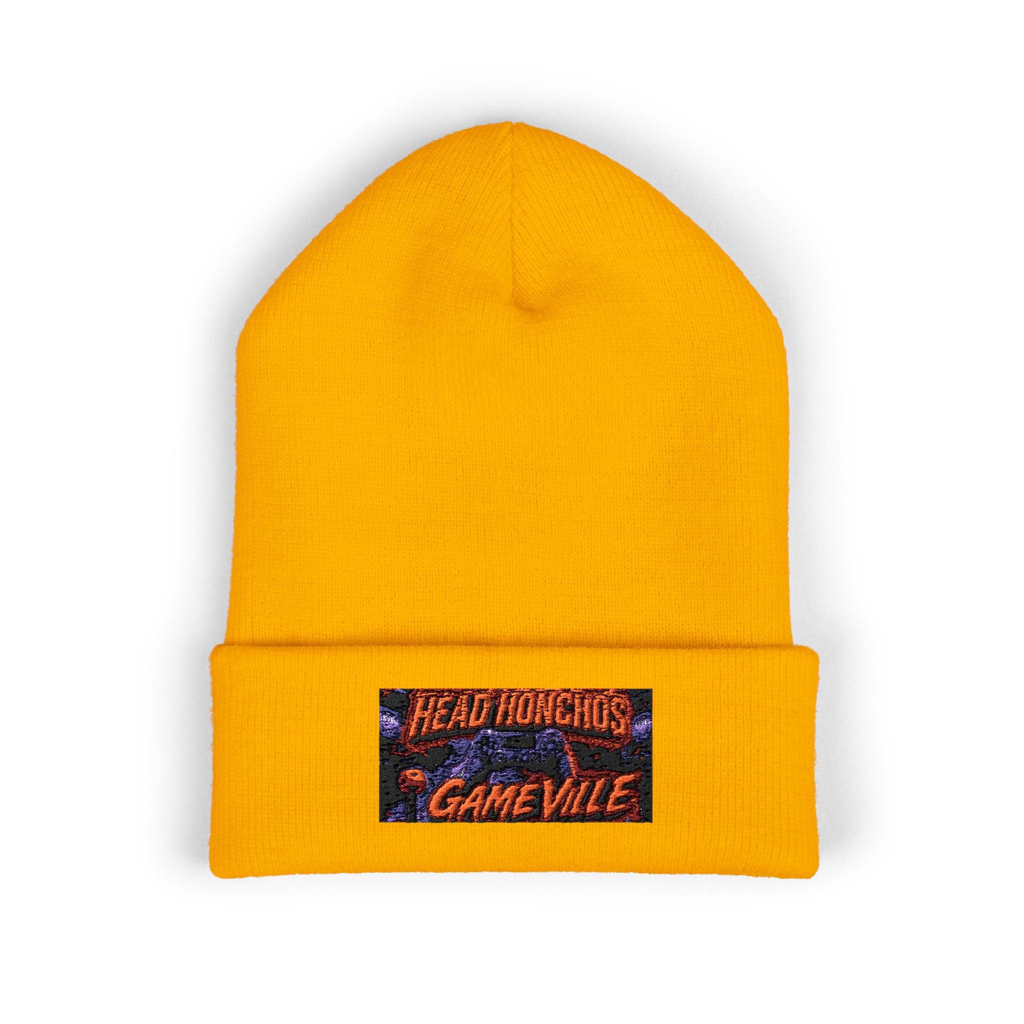 GameVille - 'Head Honchos' Embroidered Cuffed Beanie