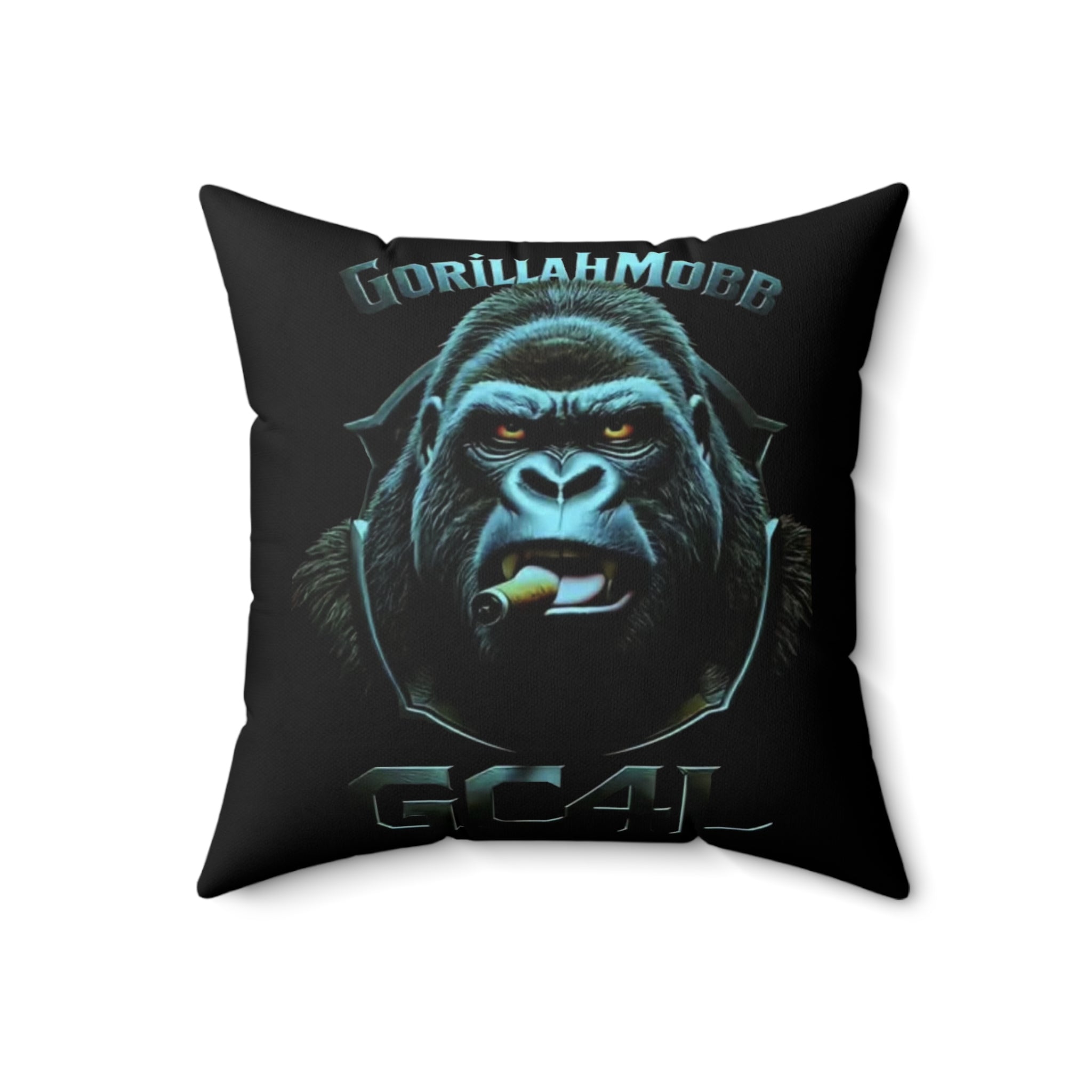 Gorillah Mobb - 'Cigar' Square Throw Pillow