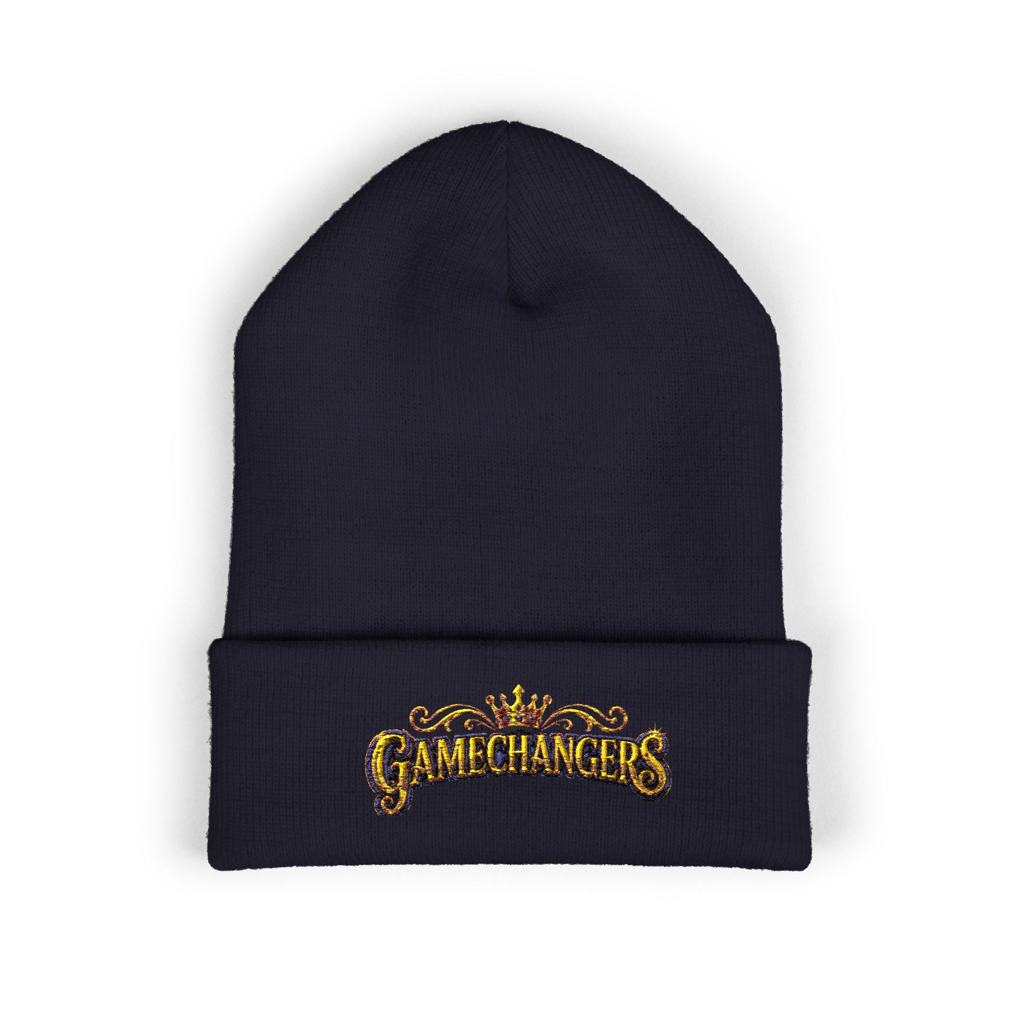 Gamechangers - 'Crown' Embroidered Cuffed Beanie