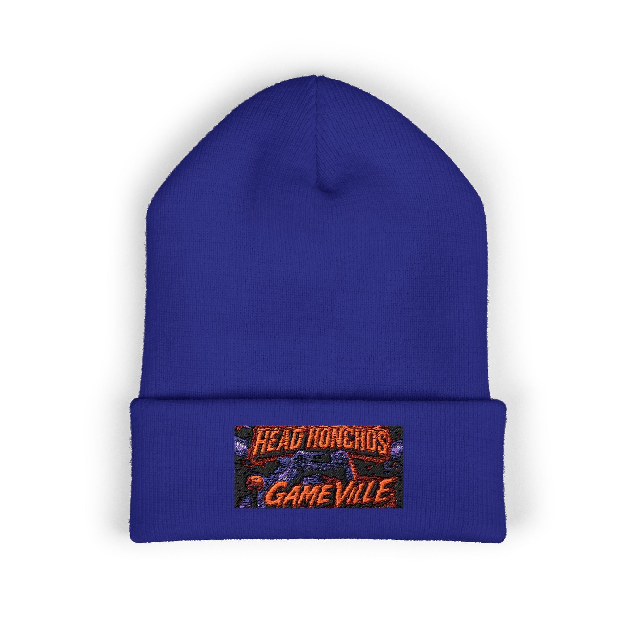 GameVille - 'Head Honchos' Embroidered Cuffed Beanie
