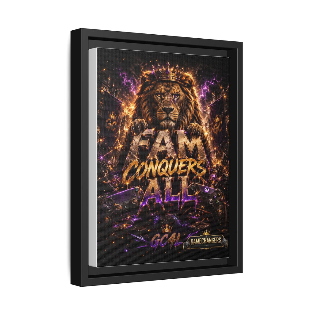Matte Canvas, Framed (Multi-color)